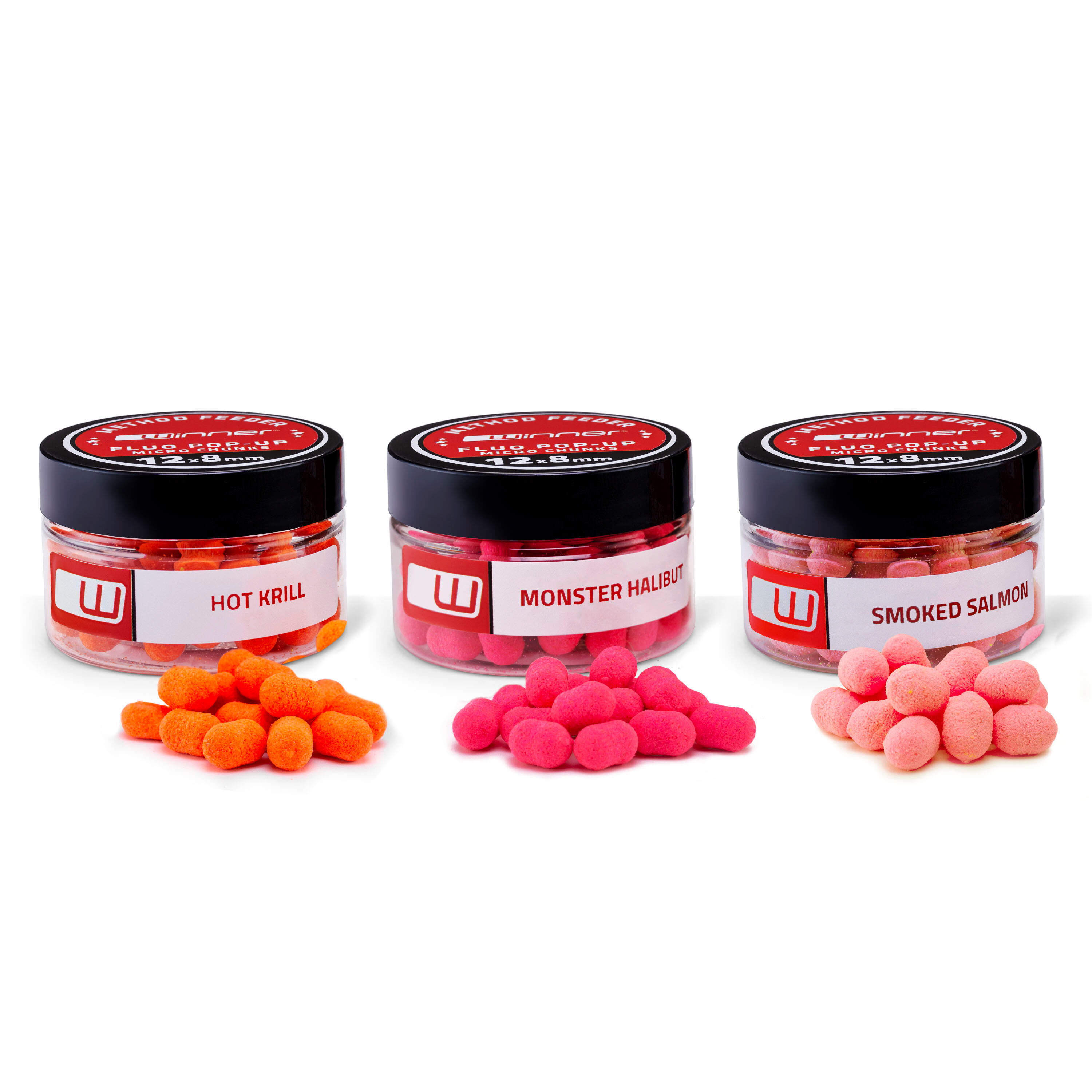 Mini kulki pływające do Method/Feeder 8mm/20g / Flavor Mix Fish 3 szt