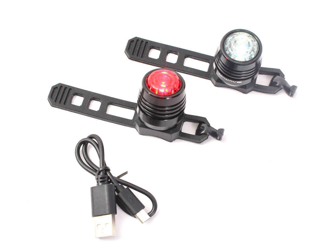 Zestaw oświetlenia rowerowego LED KHE M-Wave MINI