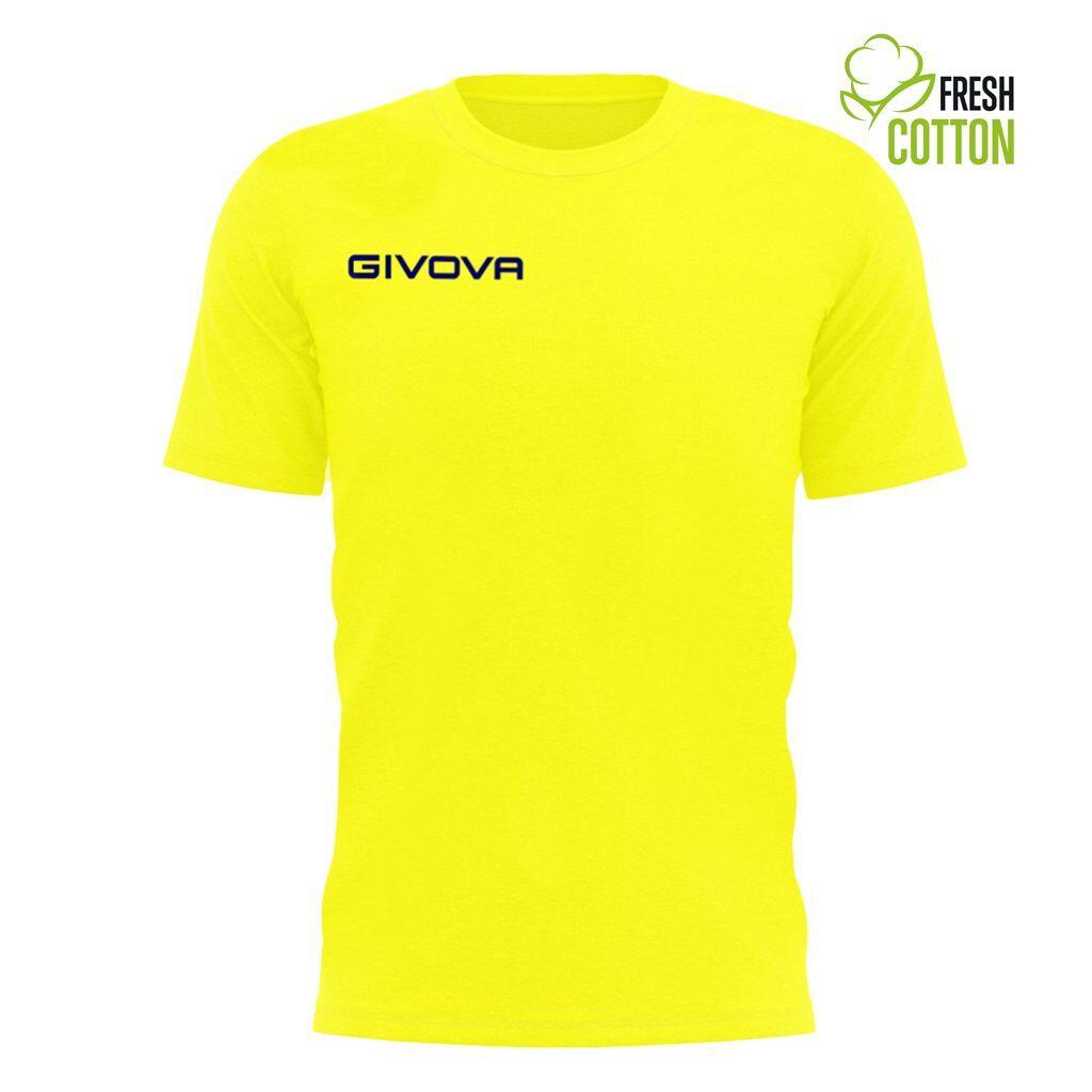 Bawełniana koszulka Givova Fresh Amarillo Żółta 2xl