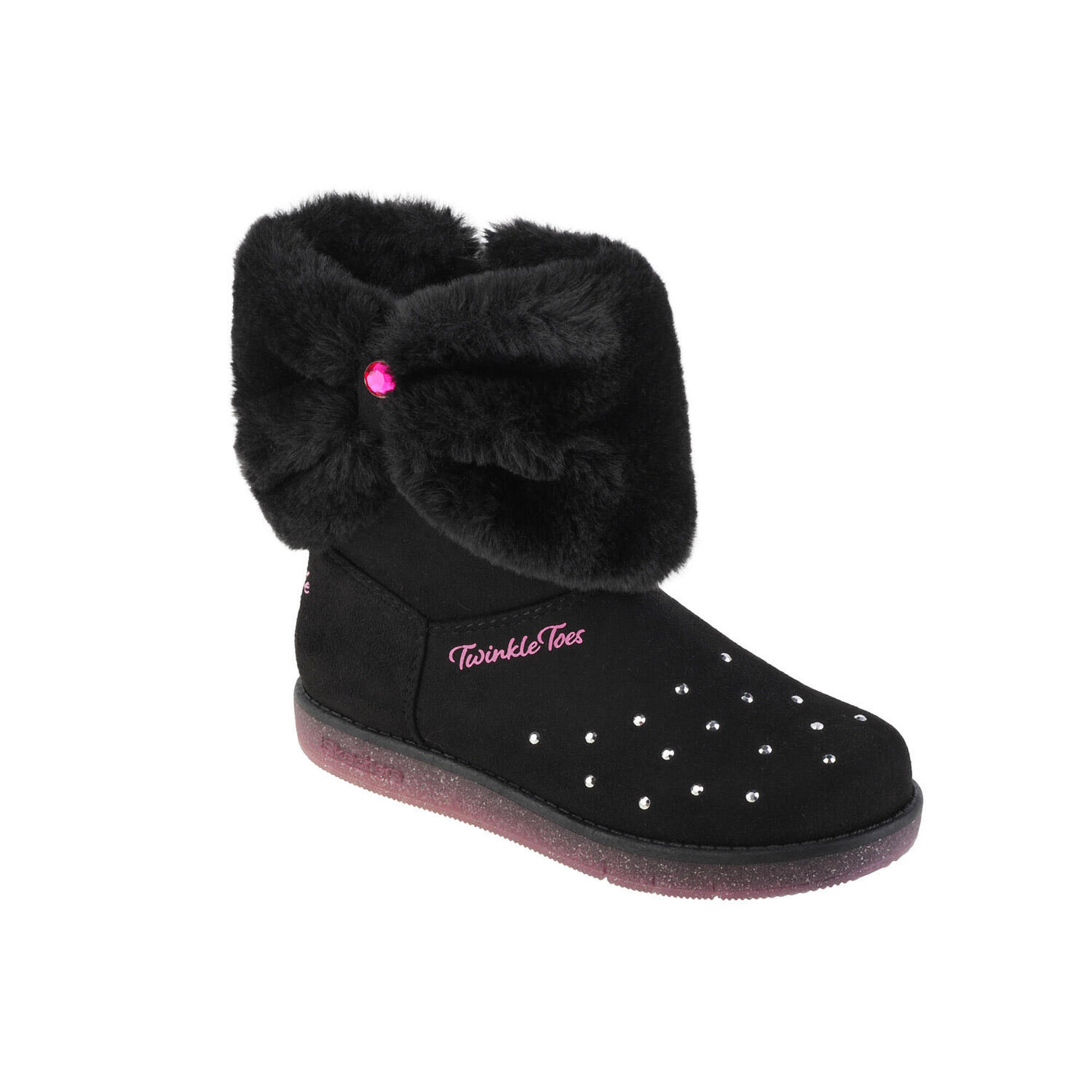 Buty zimowe dziewczęce Skechers Glitzy Glam - Cozy Cuddlers