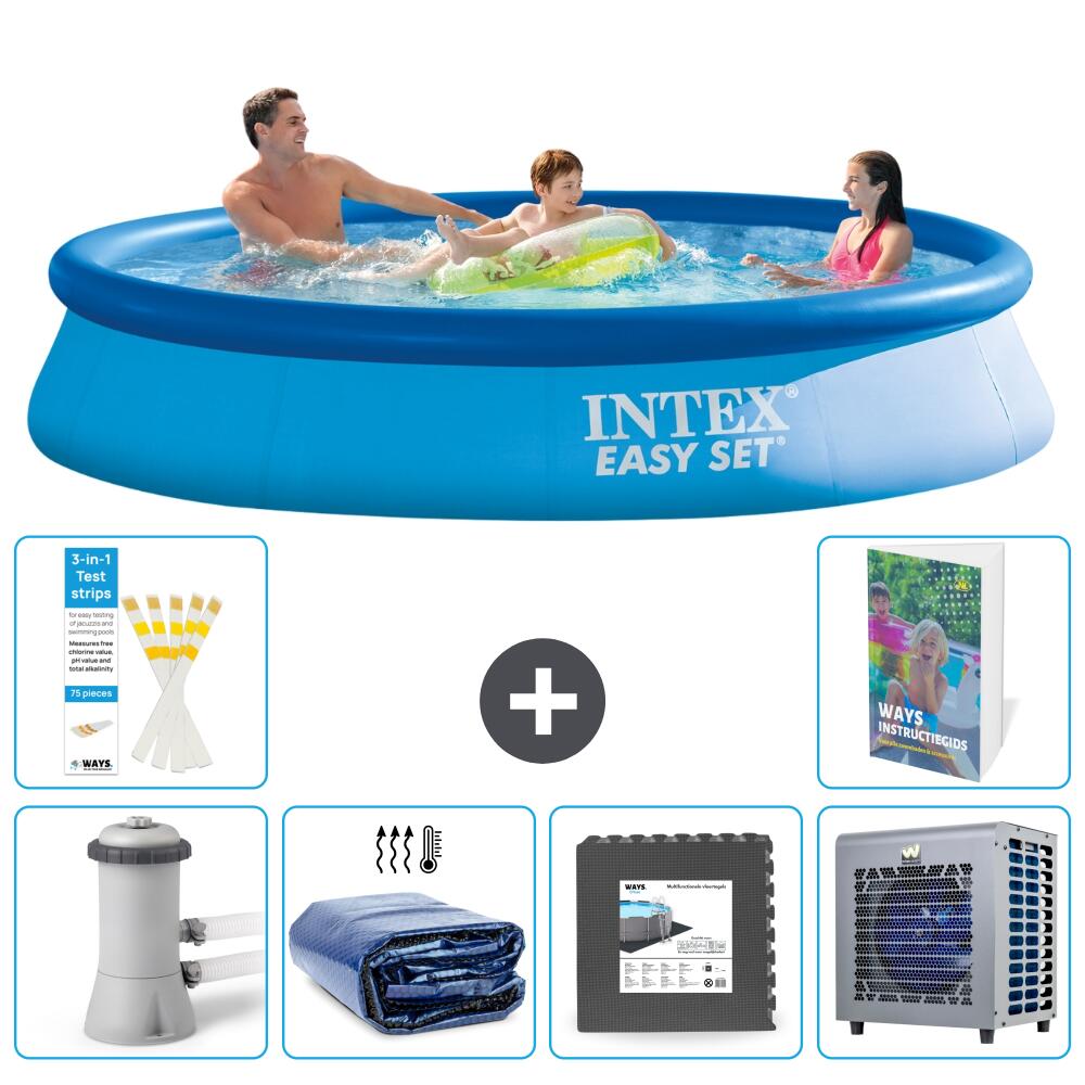 INTEX Basen Easy Set Okrągły - 366x76 cm - 7-częściowy S190