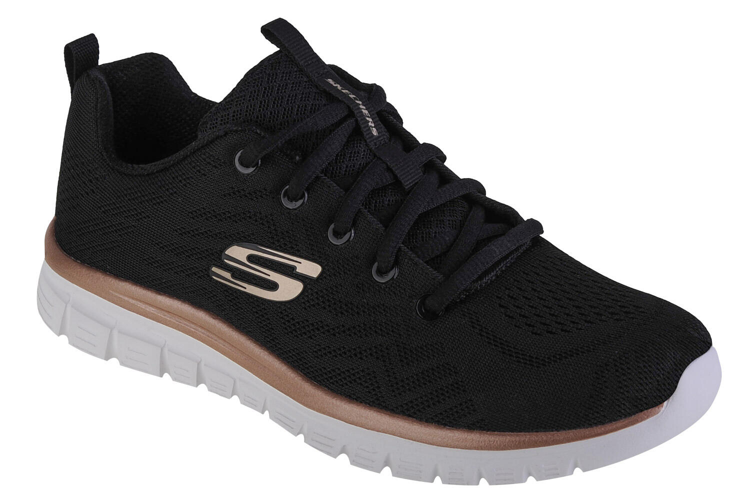 Buty SKECHERS GRACEFUL GET CONNECTED Czarny