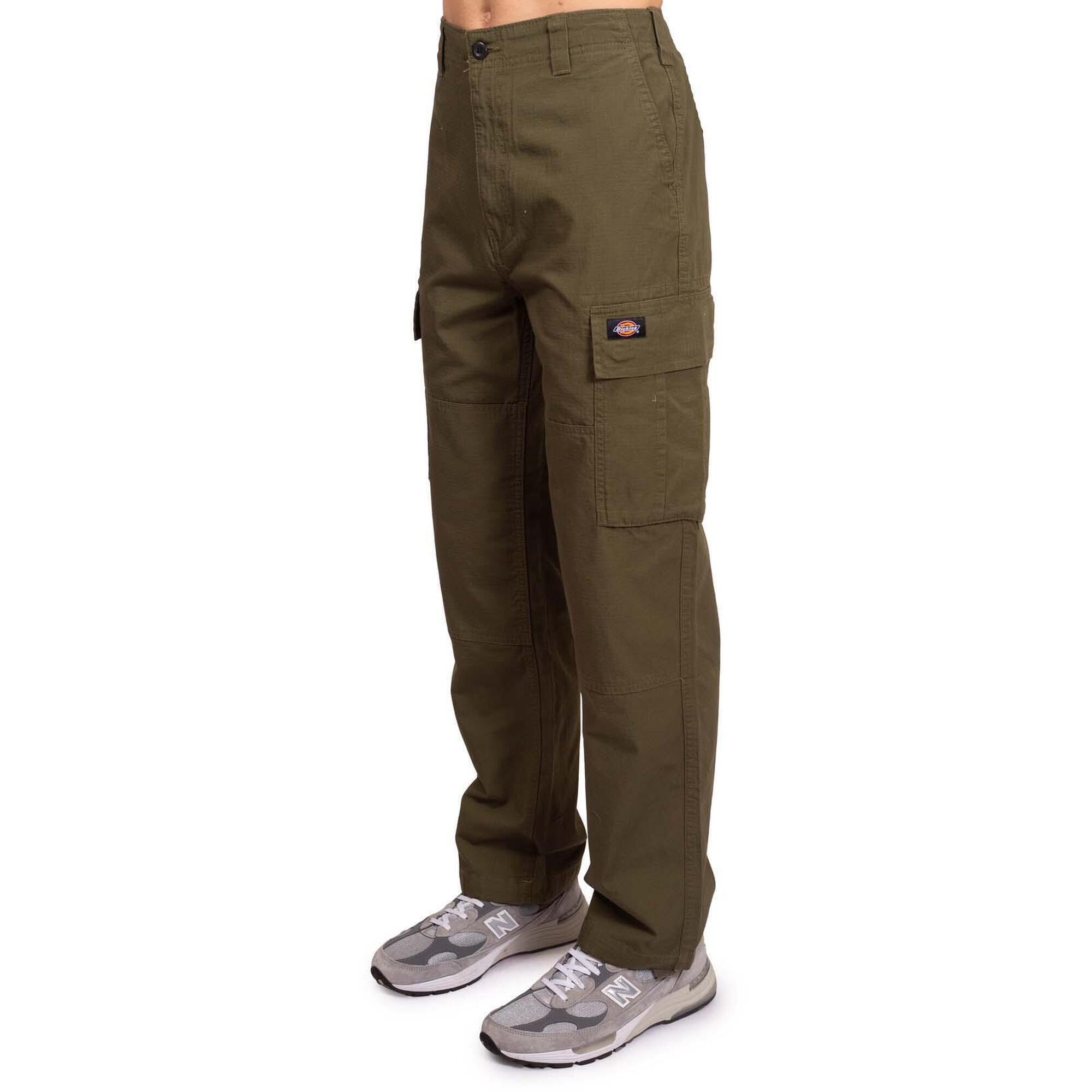 Spodnie cargo Dickies zielone z wytrzymałej bawełny