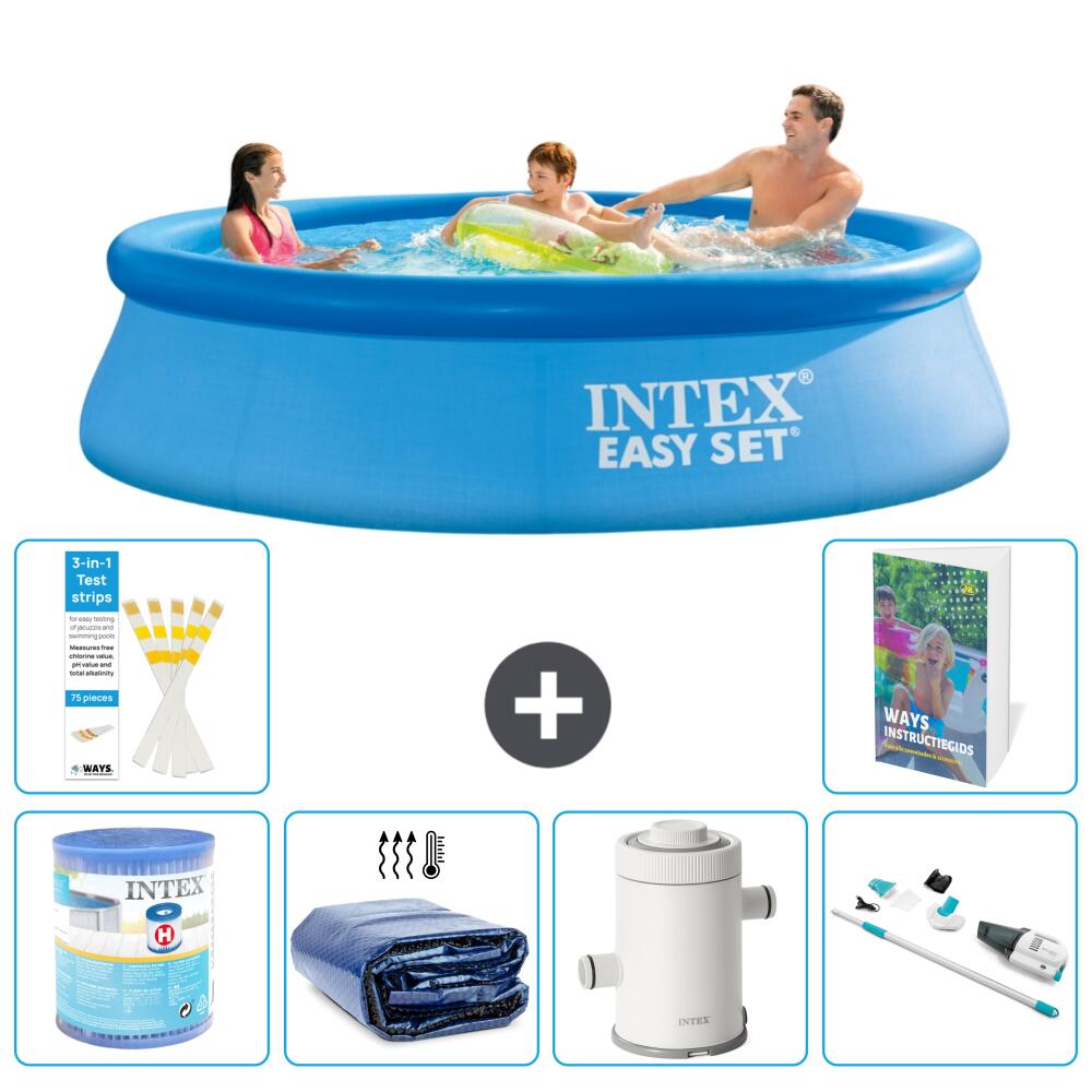 INTEX Basen Easy Set Okrągły - 305x76 cm - 7-częściowy S120