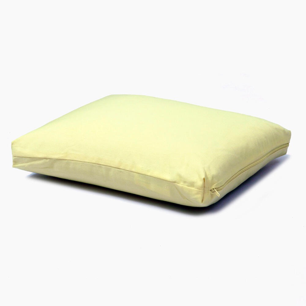 Poduszka Savasana do jogi, pod kark – bawełna organiczna i kapok, 40x30x4,5 cm