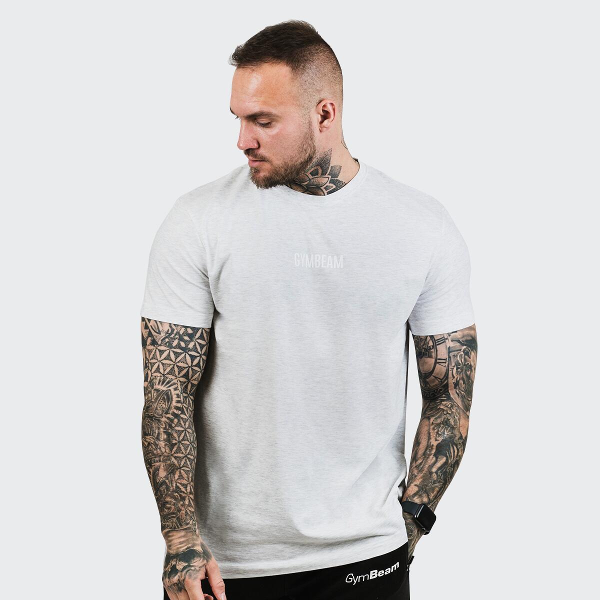 Koszulka męska fitness regular fit szara FIT