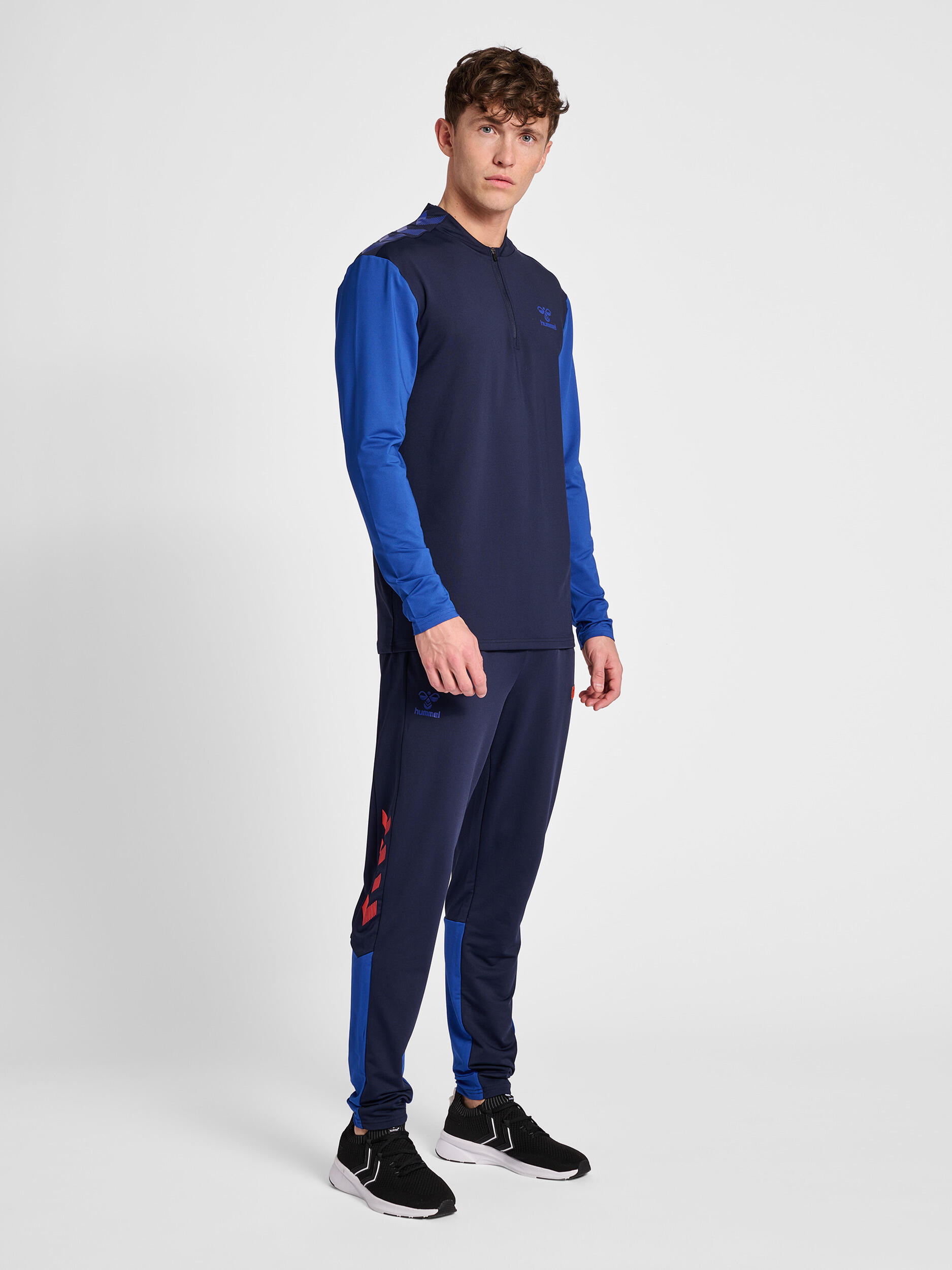 Bluza dresowa 1/2 zip Hummel Pro Grid