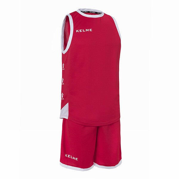 Kelme Equipación De Baloncesto Vitoria Rojo Y Blanco Unisex