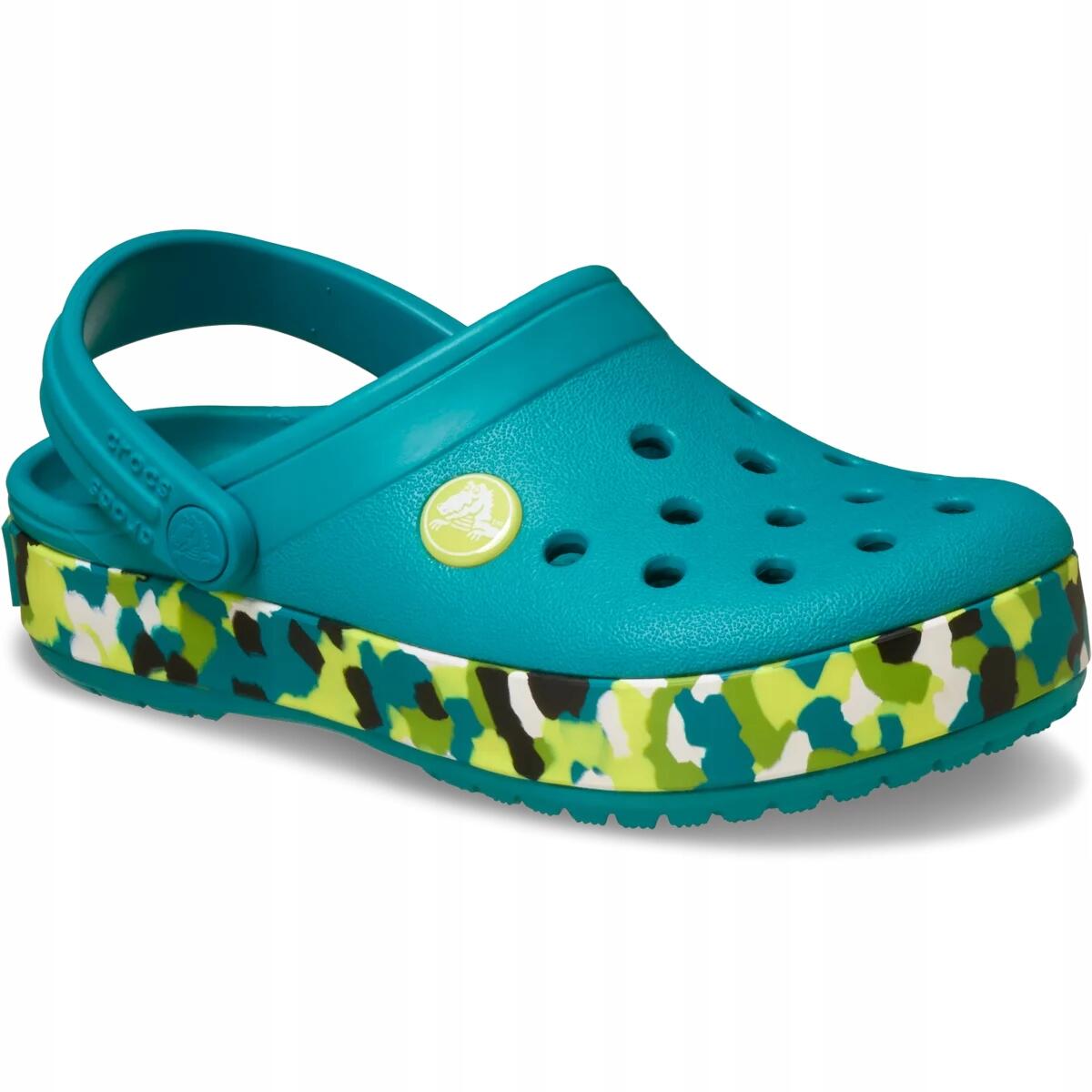 Chodaki Dla Dzieci Crocs Crocband Glow Confetti Band Clog.