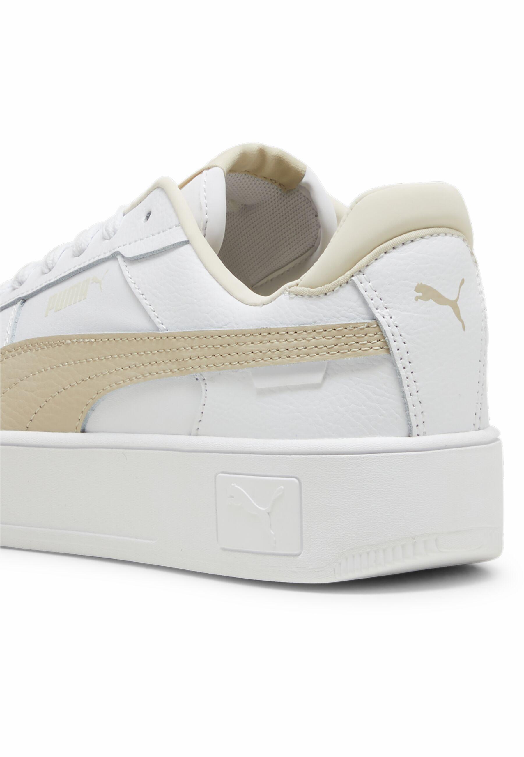 Sneakersy damskie Carina Street PUMA White Putty Beige