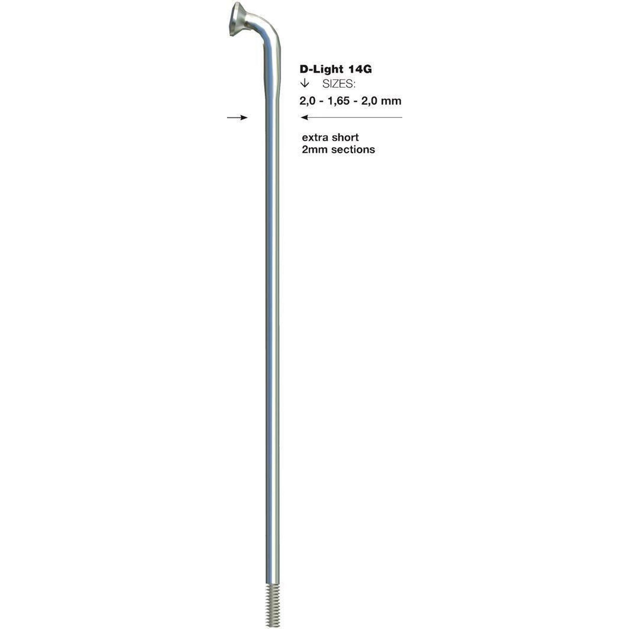 SAPIM D-light szprycha 2/1 65/2 mm 294 mm czarna 100 szt