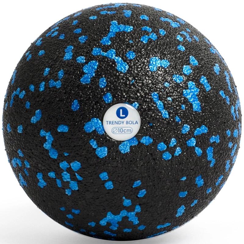 Piłka do masażu Trendy Bola czarno-niebieska 10 cm