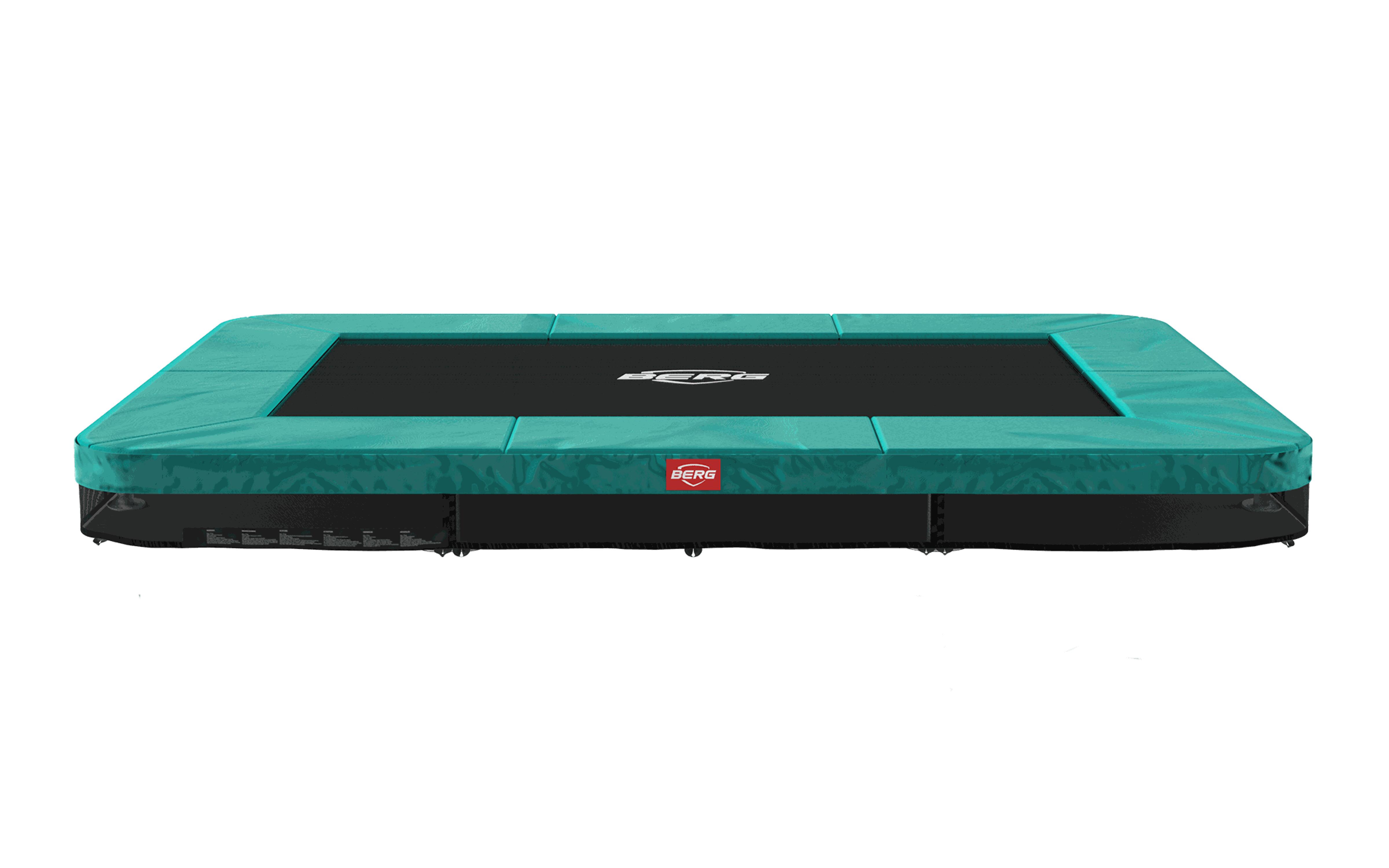 Trampolina 280x190, Ultim Favorit InGround 280 Zielony