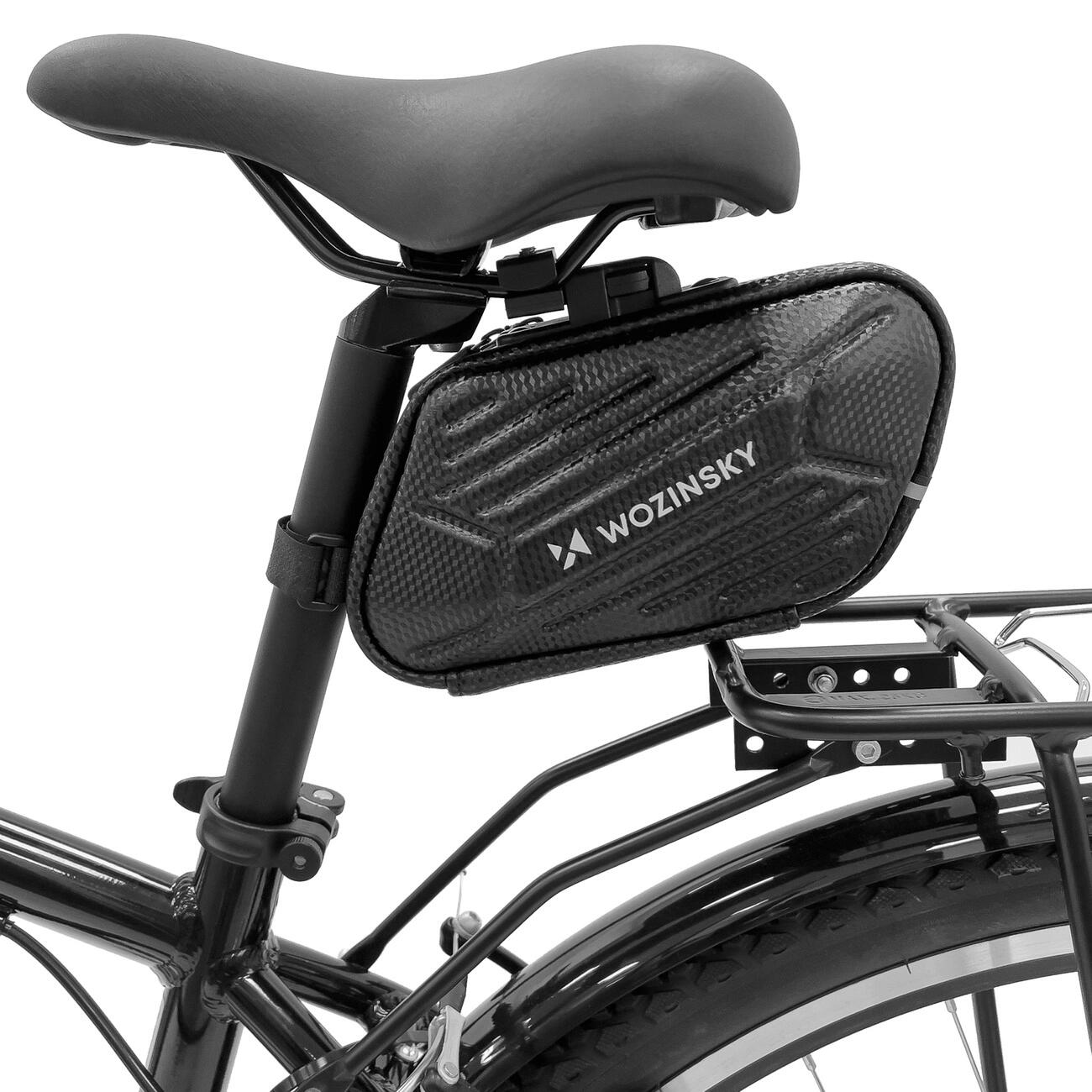 Wodoodporna torba rowerowa Wozinsky 1,5L - Czarna