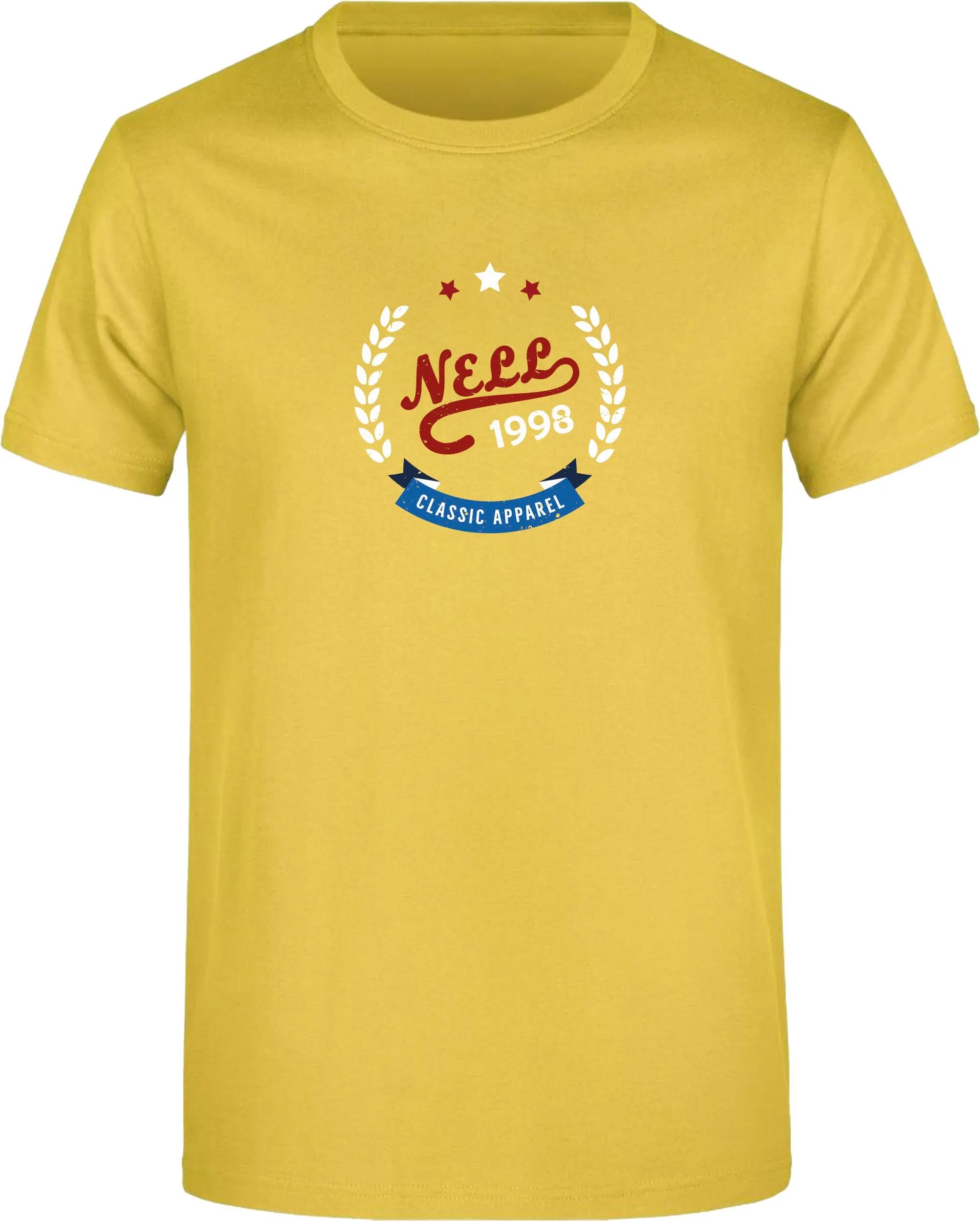 T-shirt męski Nell Alvar żółty