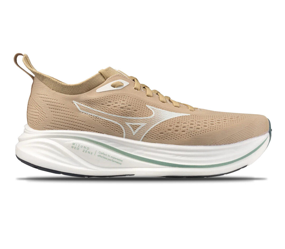 Buty do biegania męskie Mizuno Neo Zen 2 pale khaki/snow white/granite green