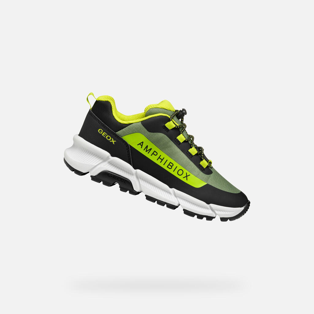 Buty GEOX J FLEXYPER PLUS BOY Zielony