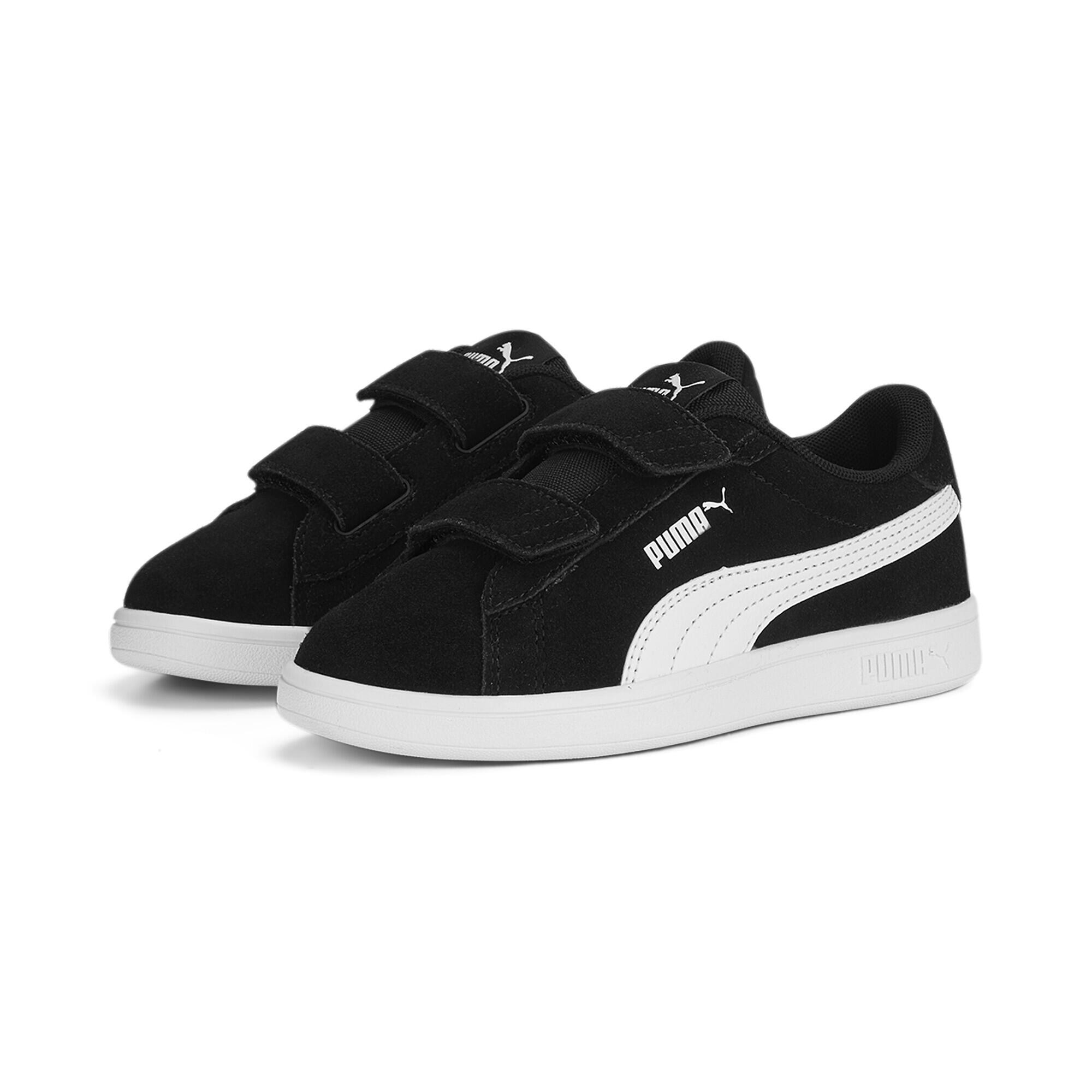 Dziecięce Sneakersy Smash 3.0 Suede PUMA Black White