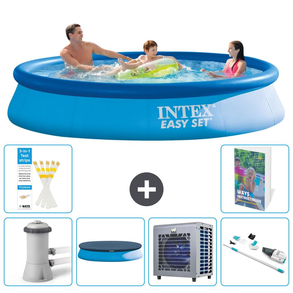INTEX Basen Easy Set Okrągły - 366x76 cm - 7-częściowy S199