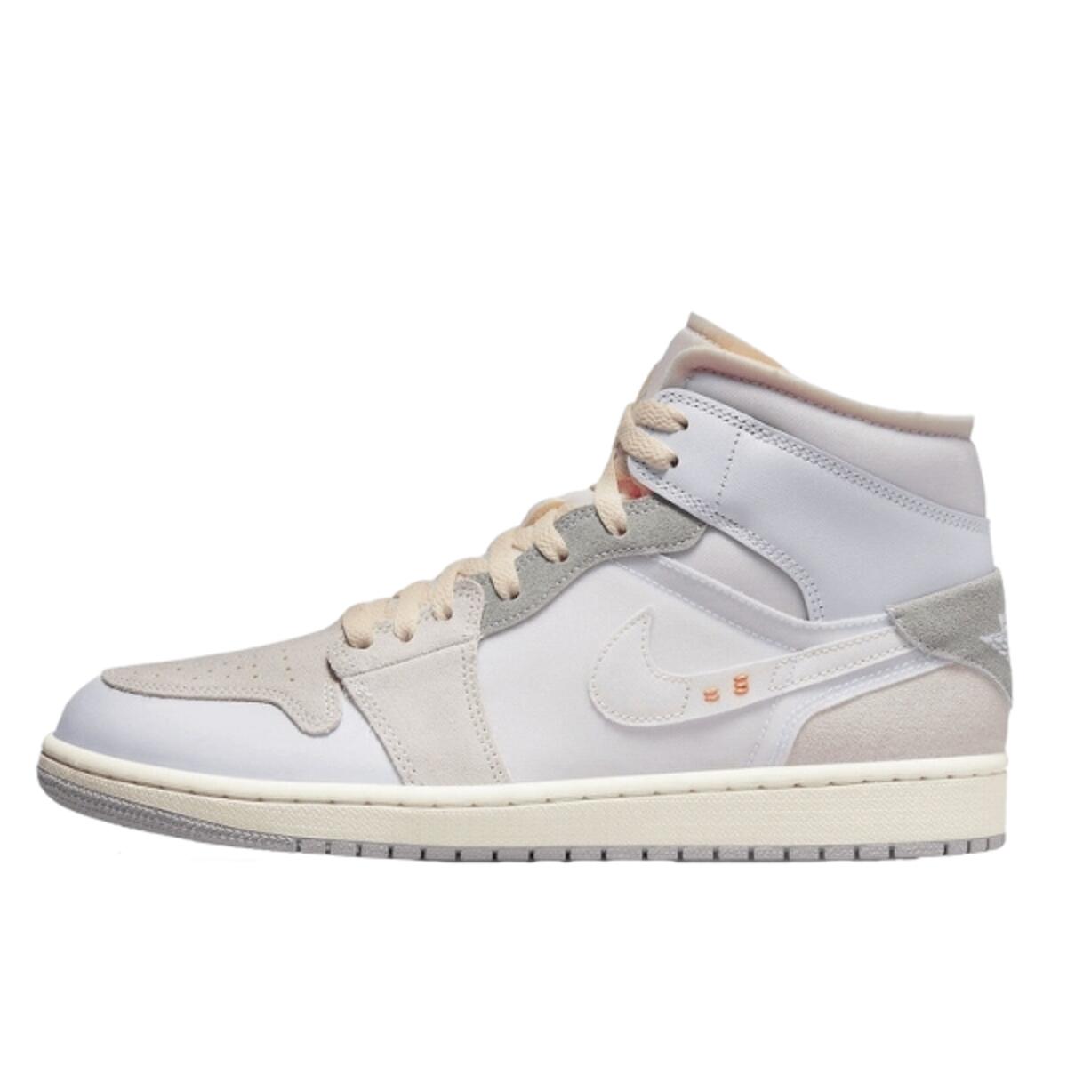 Air Jordan 1 Mid SE Craft Inside Out White Grey