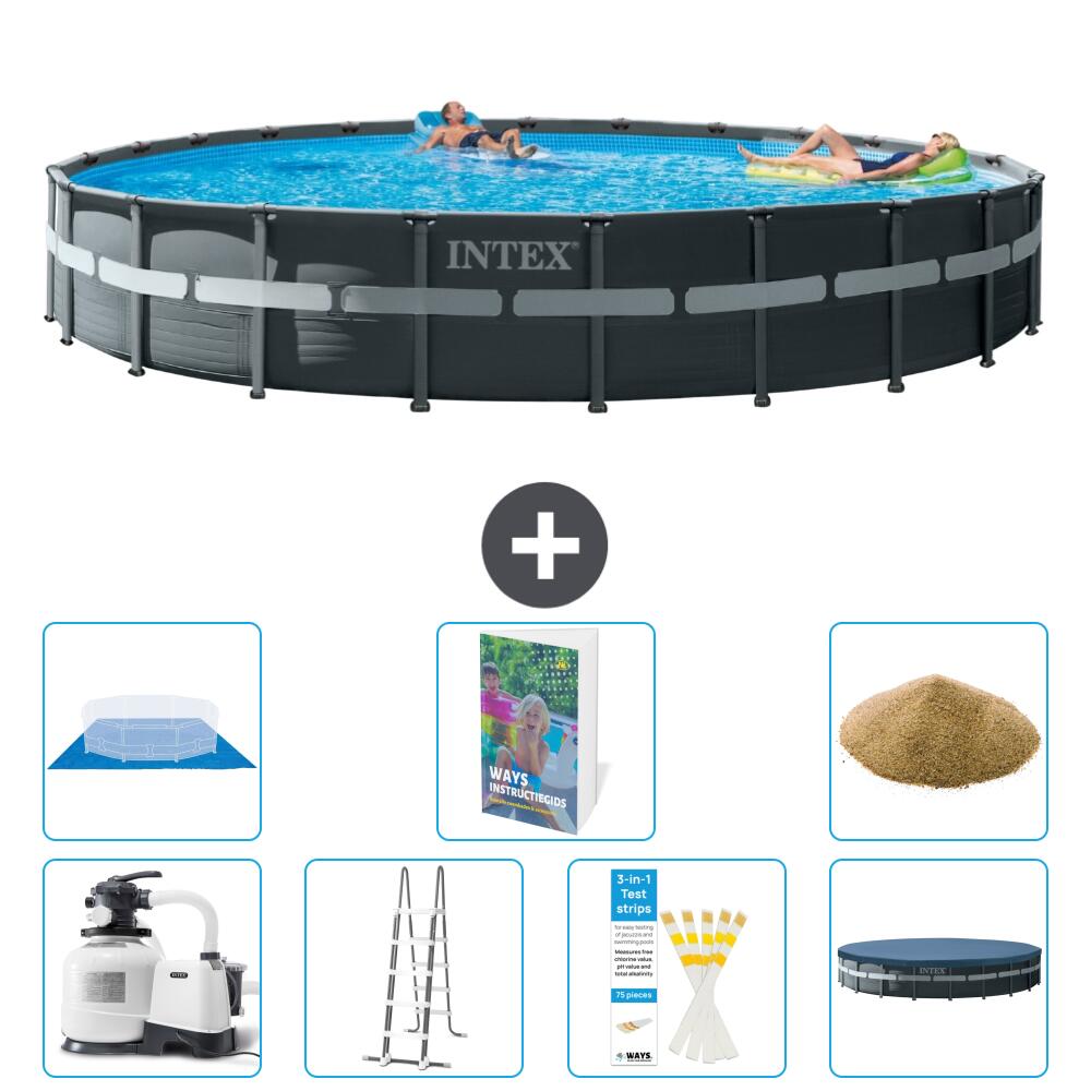 INTEX Basen Ultra XTR Okrągły - 732x132 cm - 8-częściowy S680