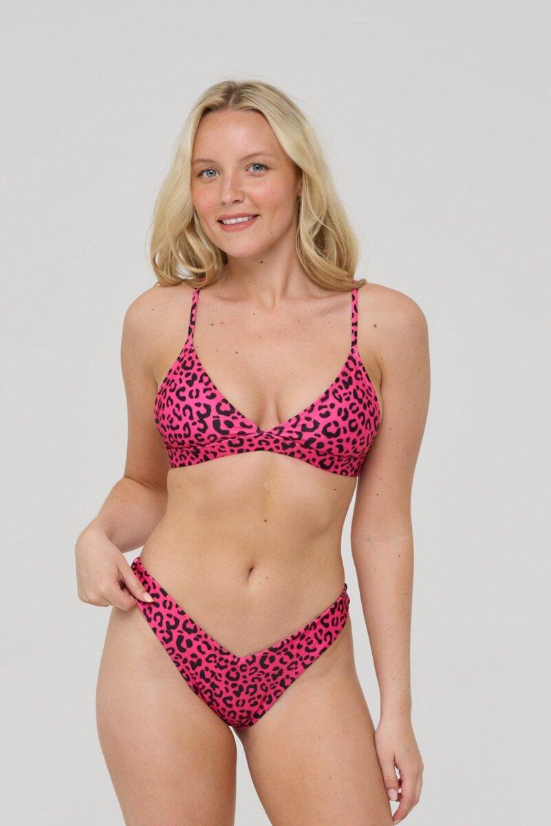 Bikini top Pink Leopard Boost 'Em Up