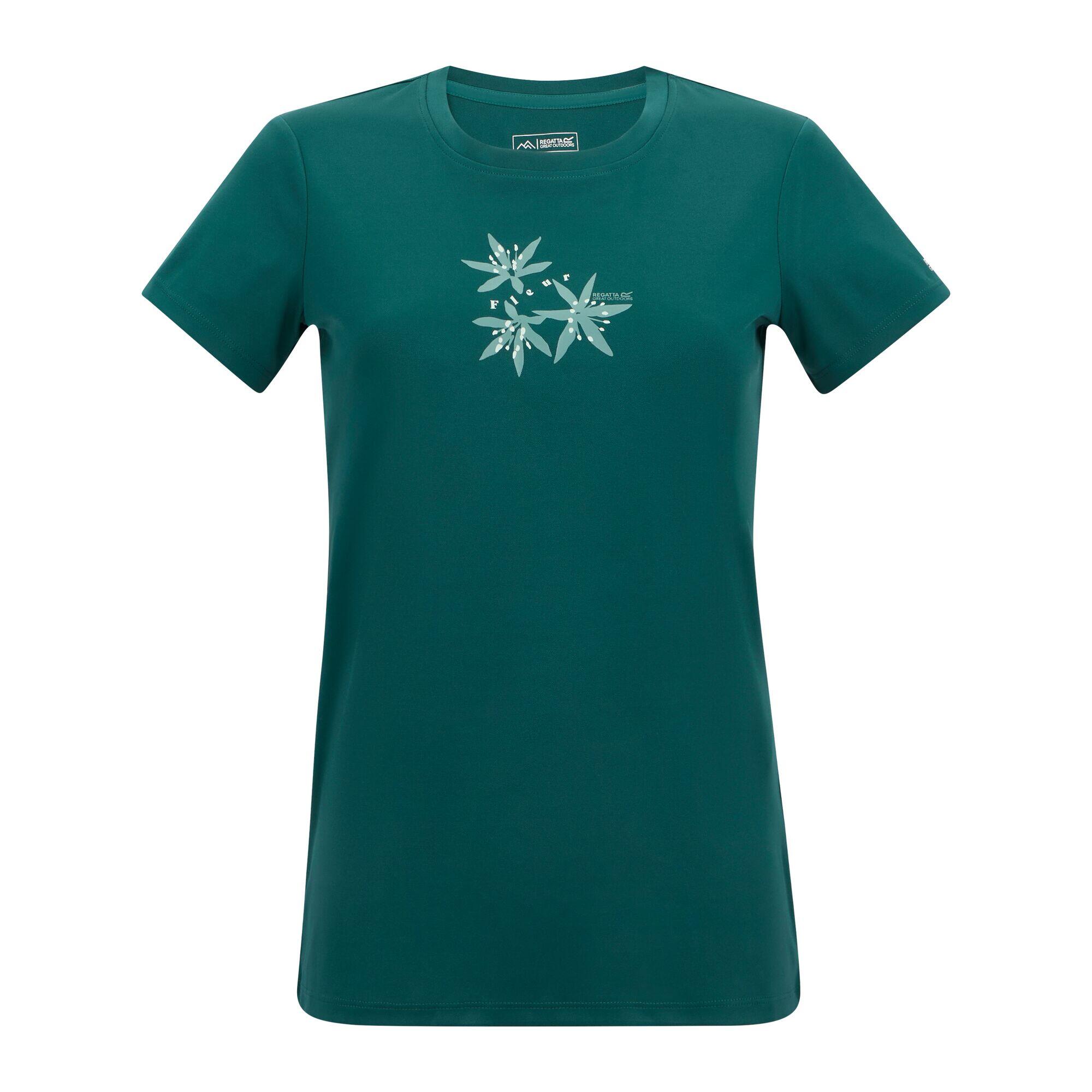 T-shirt Damski Kwiaty Fingal