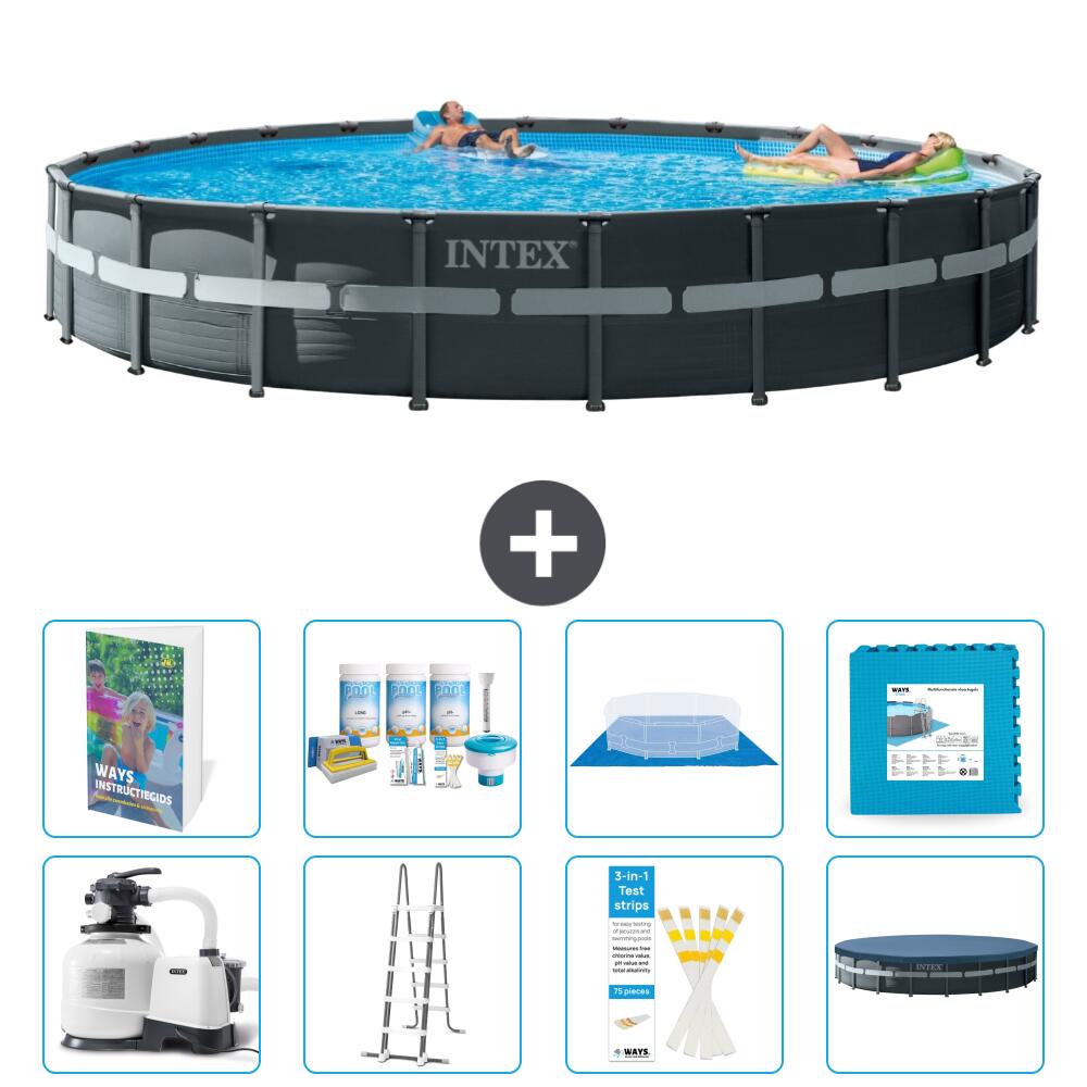INTEX Basen Ultra XTR Okrągły - 732x132 cm - 9-częściowy S536