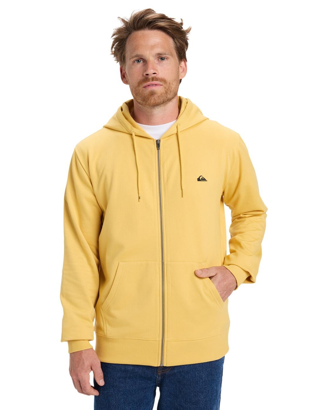 Bluza na zamek dla Mężczyzn BASIC ZIP Żółty