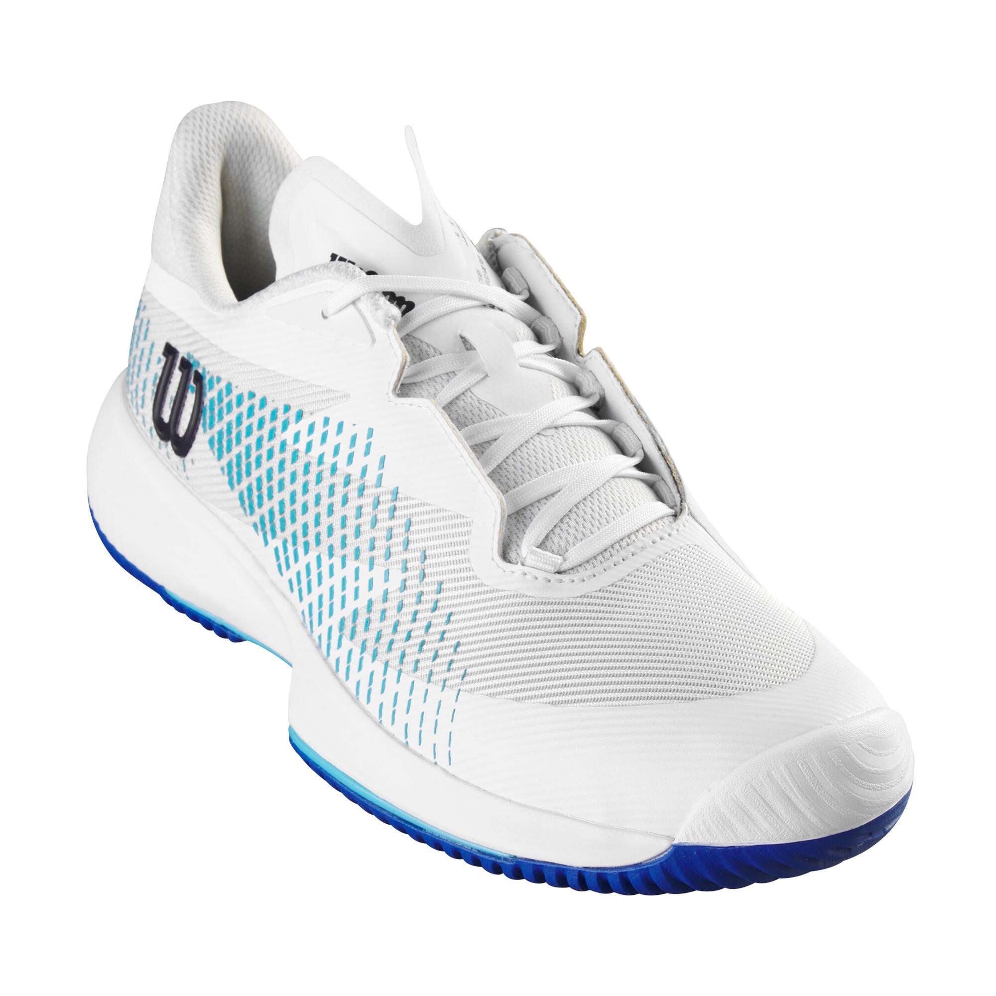 Buty tenisowe męskie Wilson Kaos Swift 1 5 white/blue atoll/lapis 46