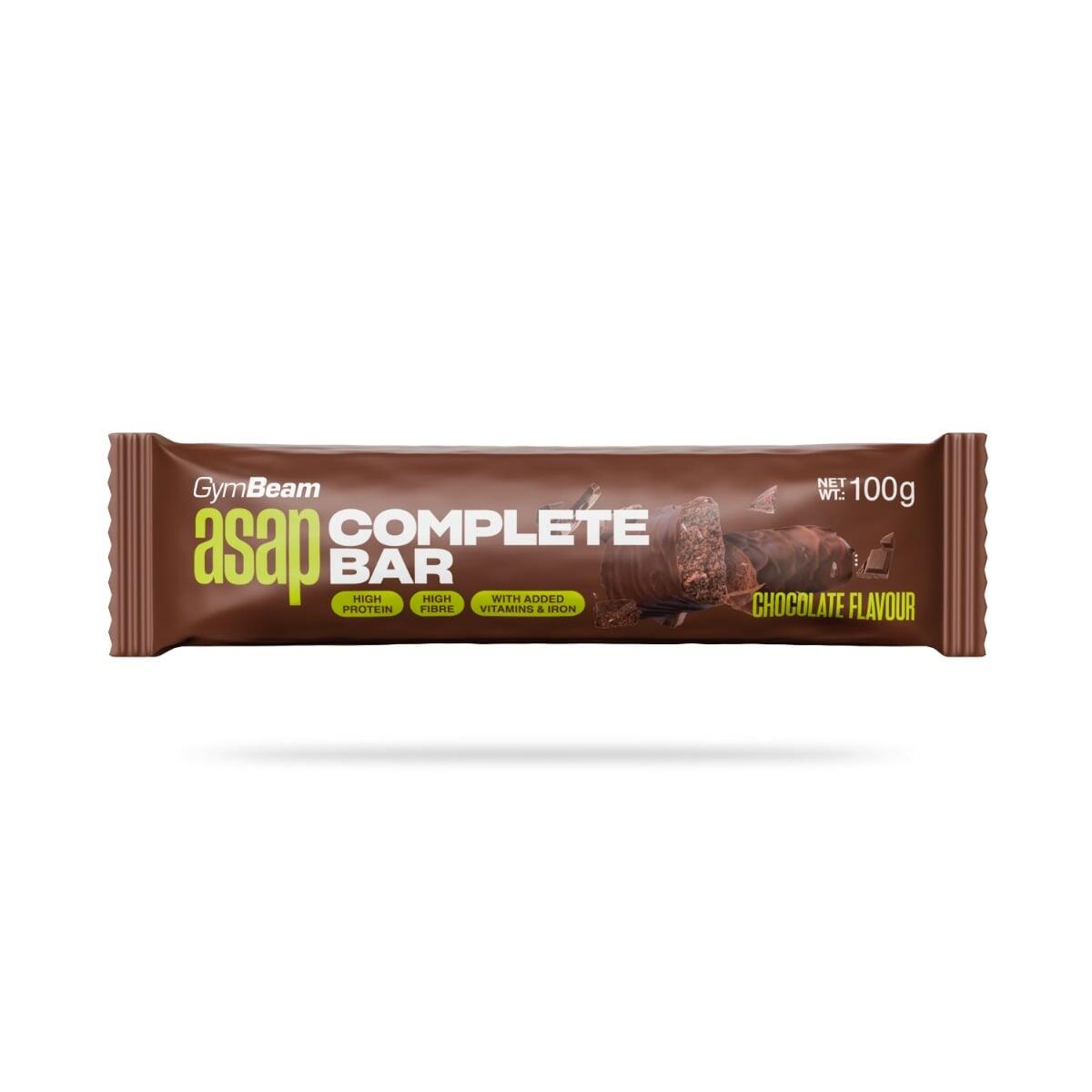 Baton proteinowy GymBeam ASAP Complete 100 g chocolate