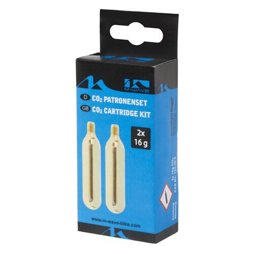 Nabój CO2 M-Wave z gwintem 16 g (zestaw 2)