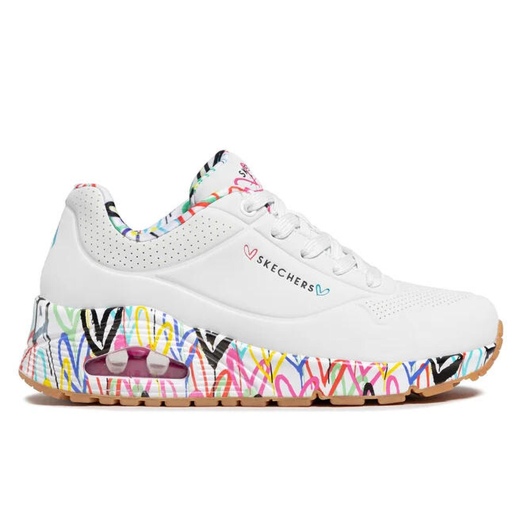 Buty na co dzień damskie SKECHERS UNO LOVING LOVE