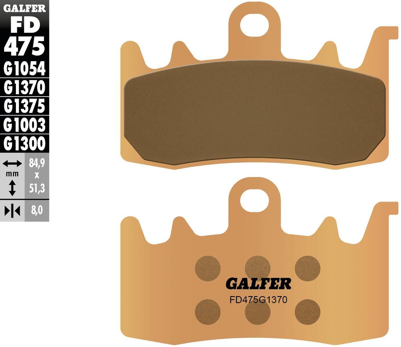 GALFER FD475 klocki hamulcowe spiekane (FD475 G1370)