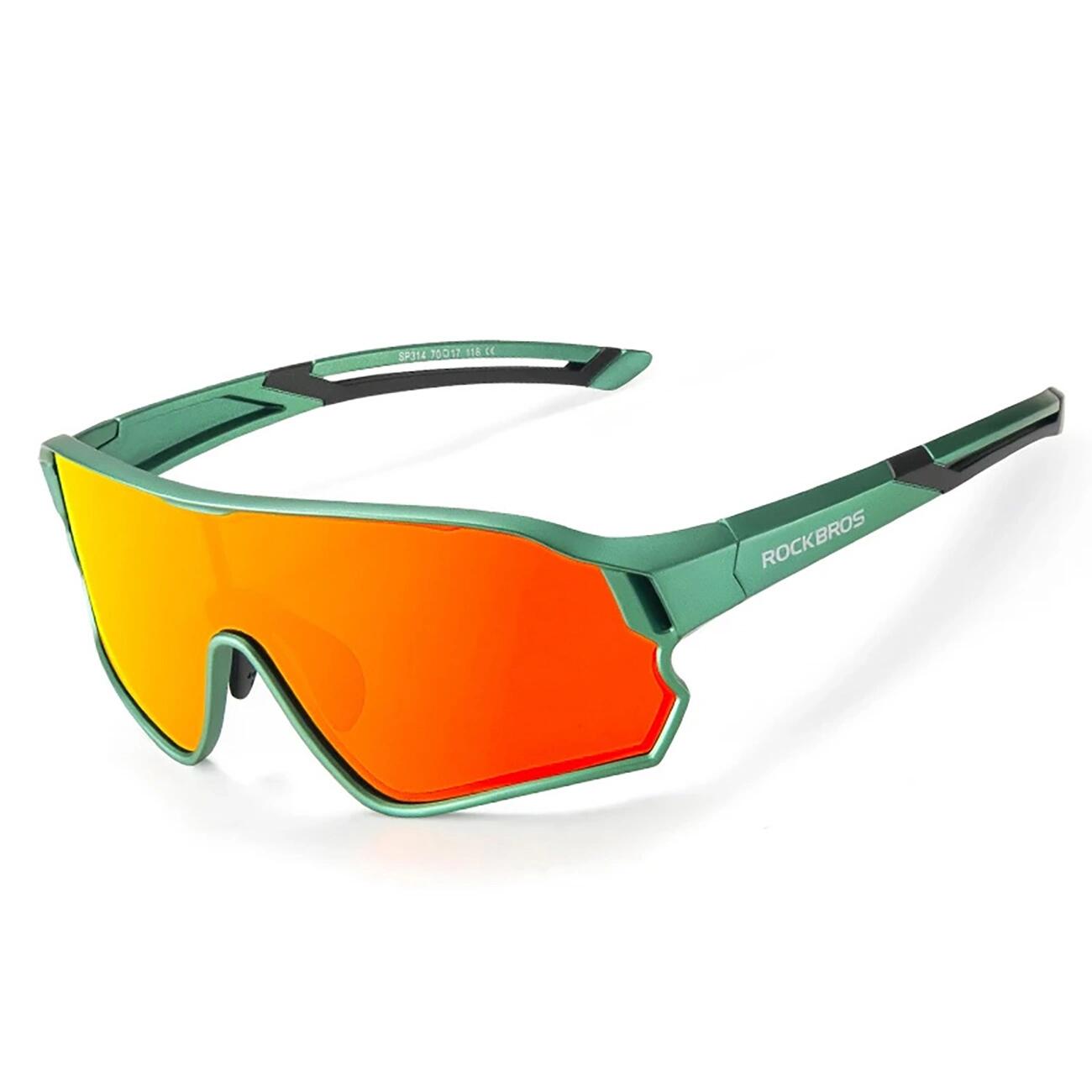 Polaryzowane okulary rowerowe Rockbros dla dzieci w wieku 8-14 lat