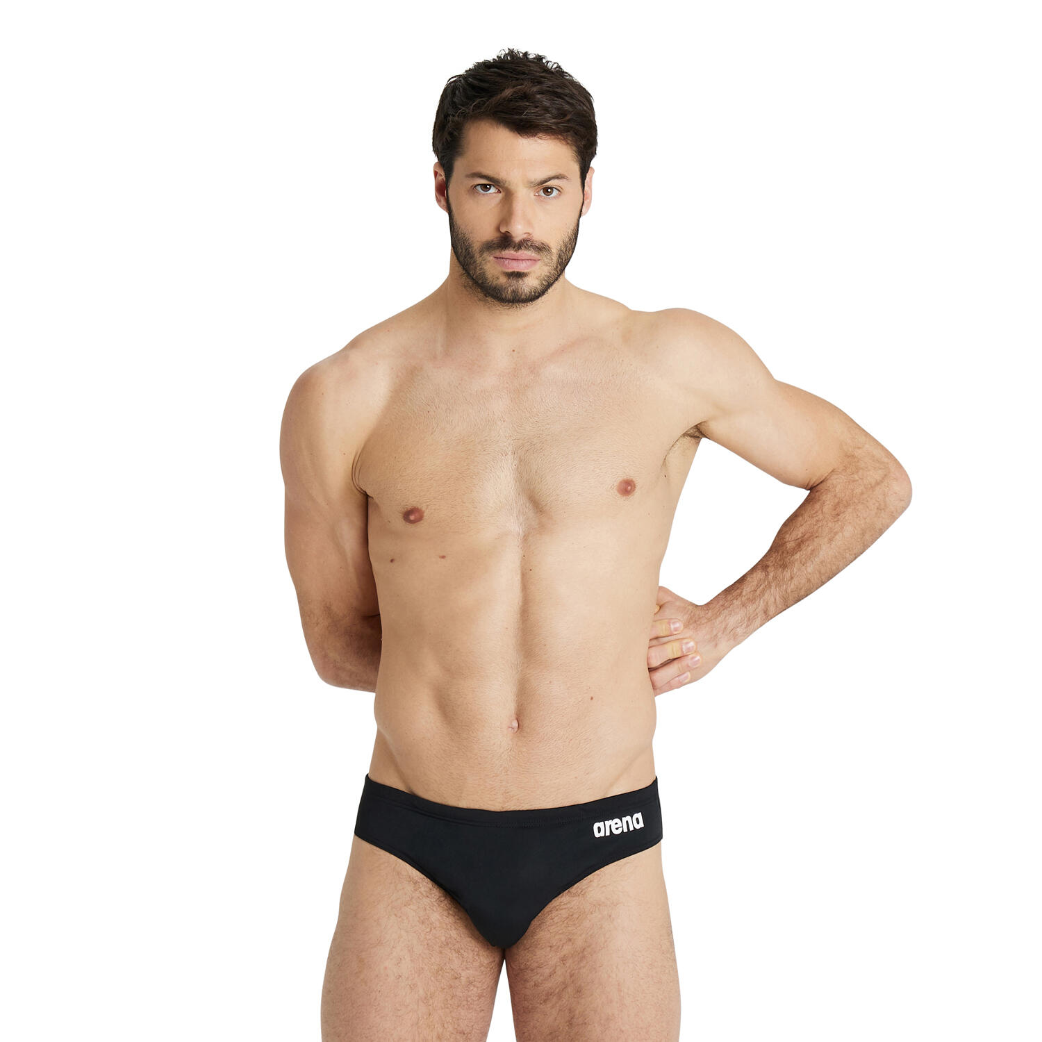 Kąpielówki Arena Team Swim Briefs Solid