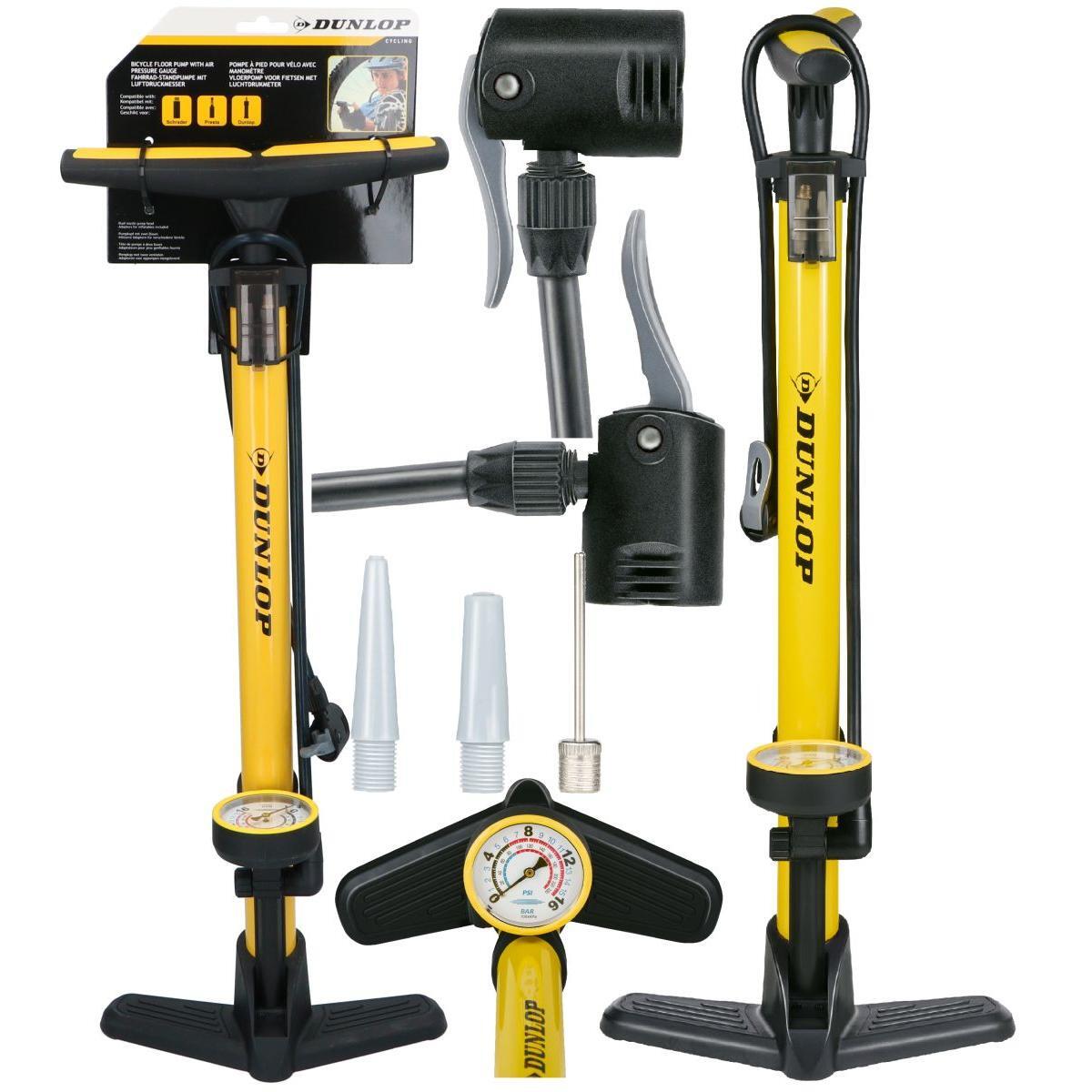 Pompka rowerowa Dunlop z manometrem