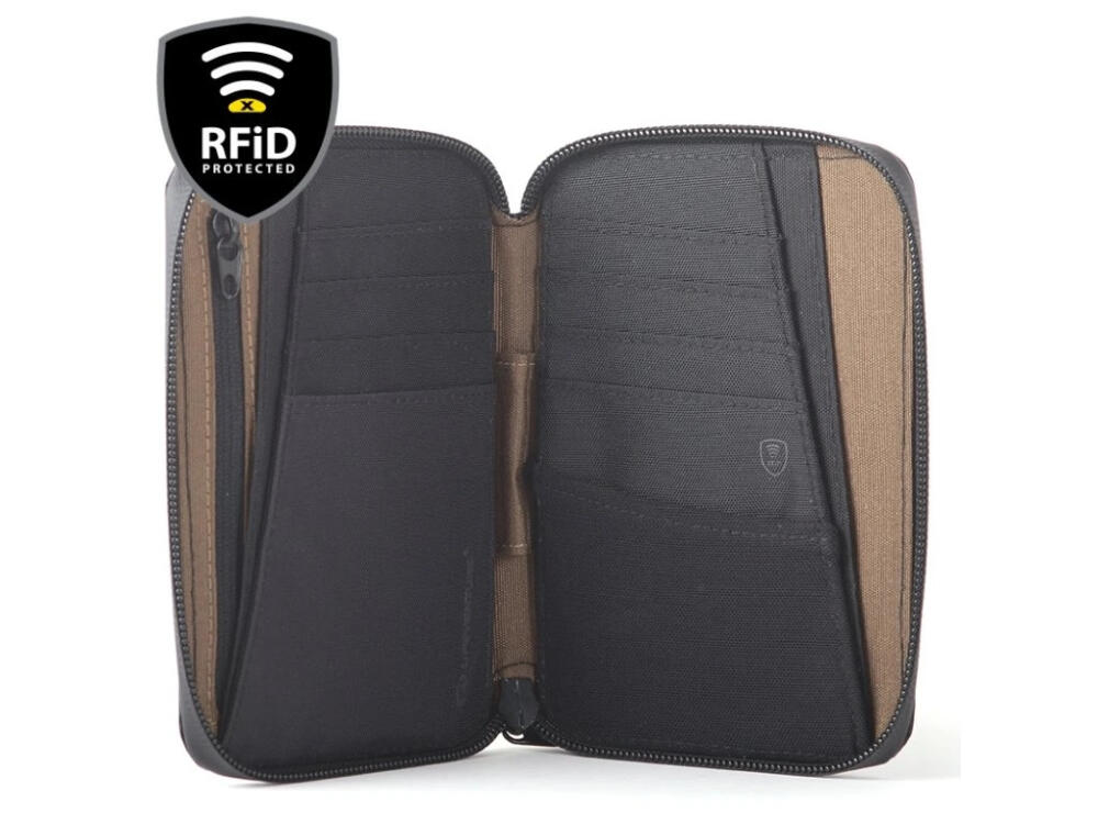 Lifeventure X-Pac Mini VX21 Wodoodporny portfel podróżny RFID 150x110x20 mm