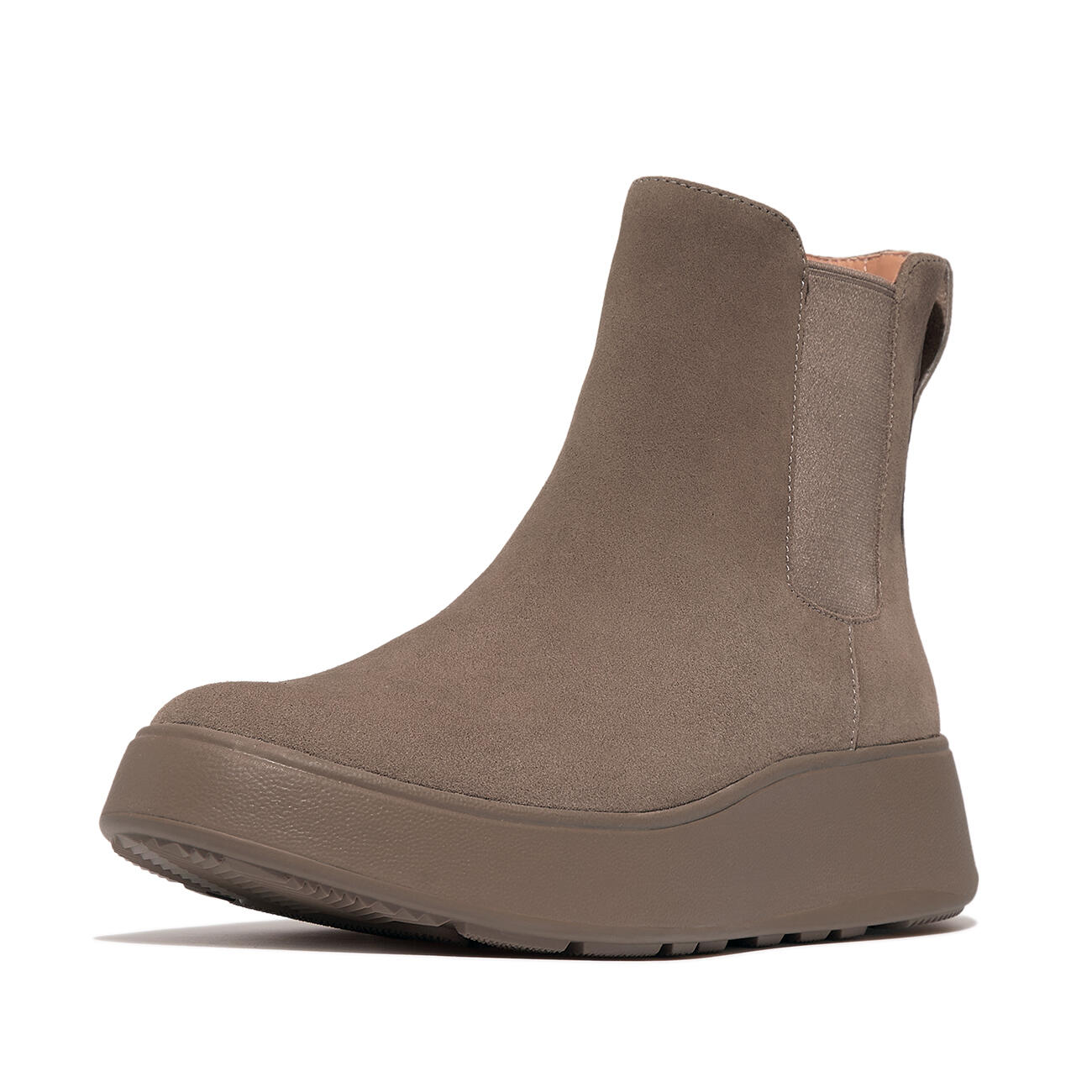 Bottes FitFlop F-Mode daim plateforme