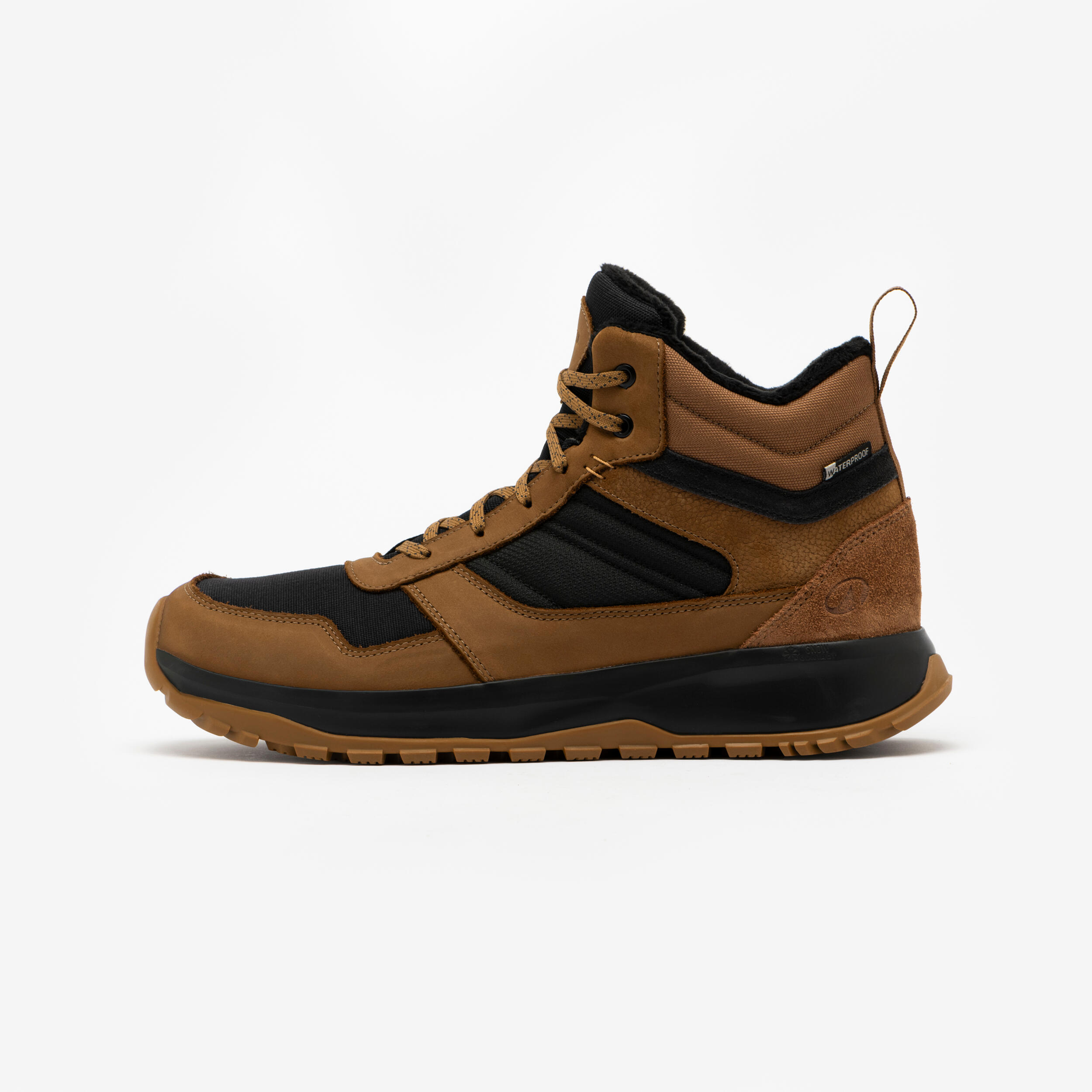Buty turystyczne męskie Quechua NH500 Hybrid skóra