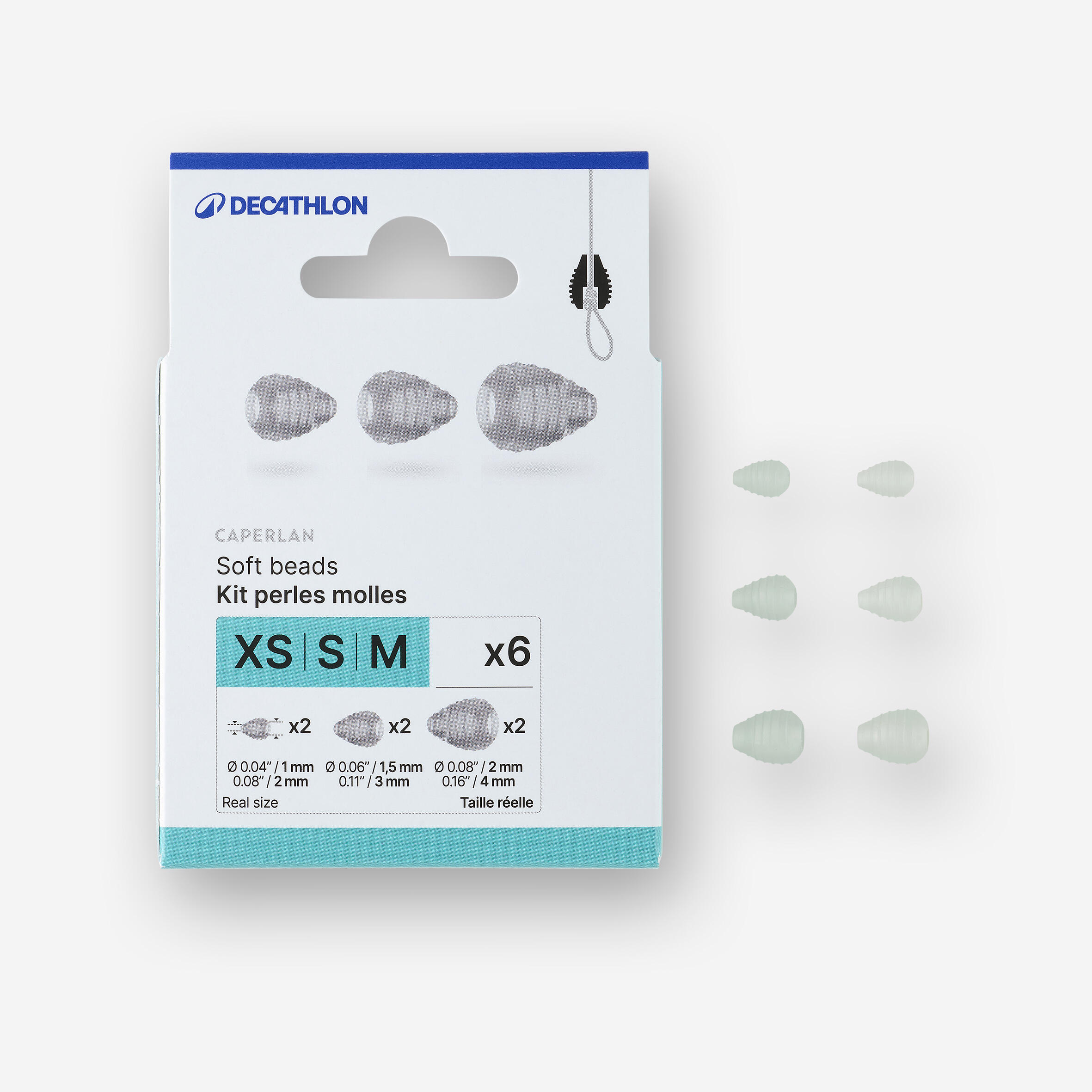 Koraliki stopery miękkie XS / S / M
