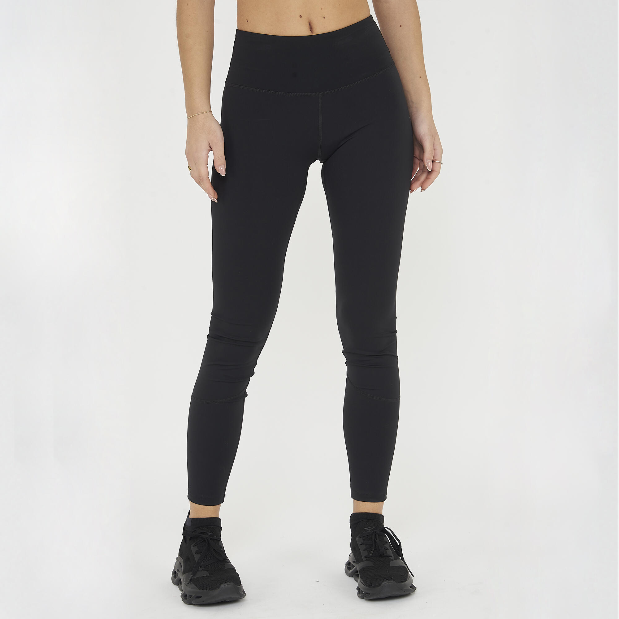 legginsy fitness damskie Neso czarne białe