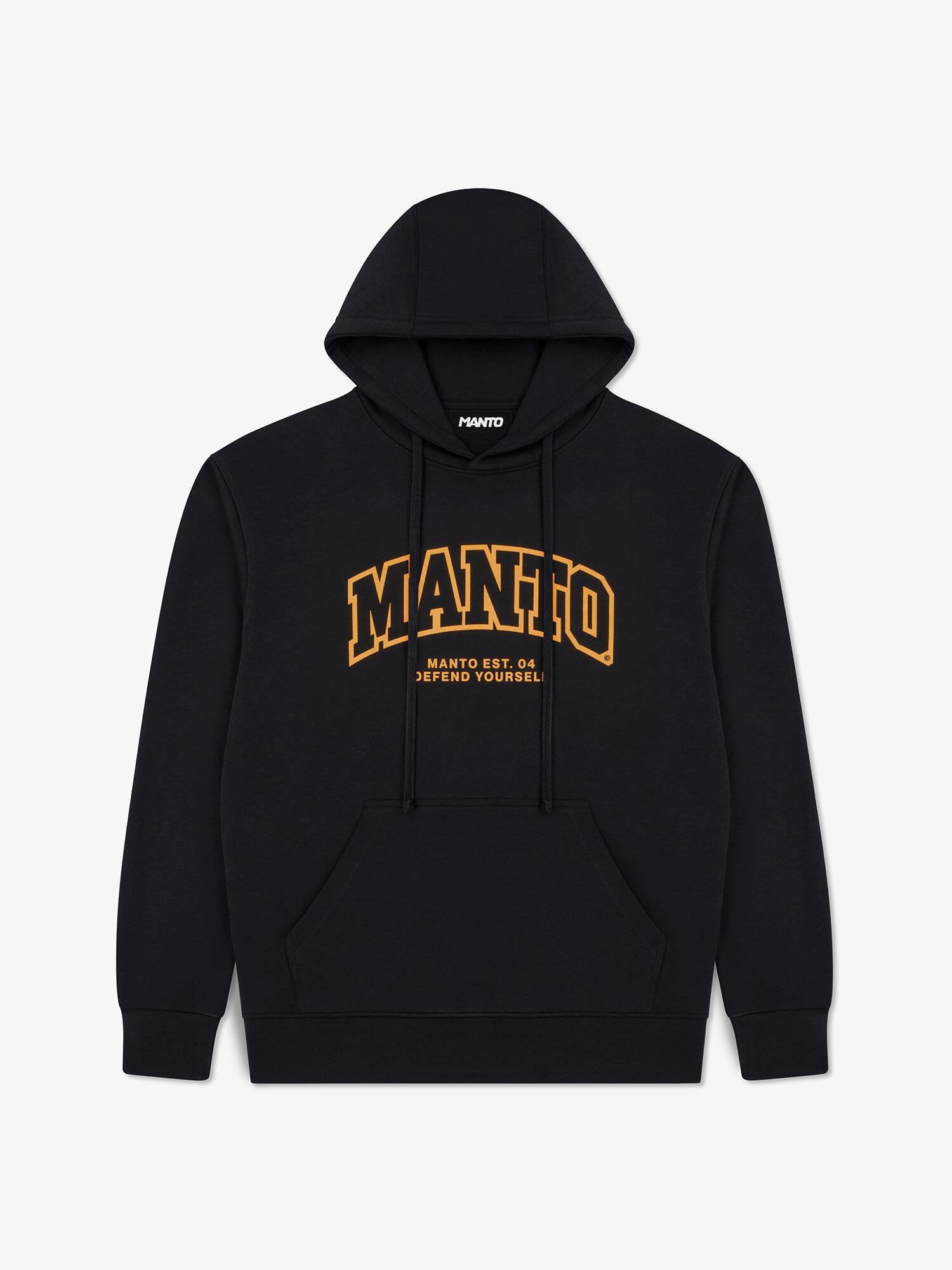 MANTO bluza z kapturem VARSITY 26 czarna