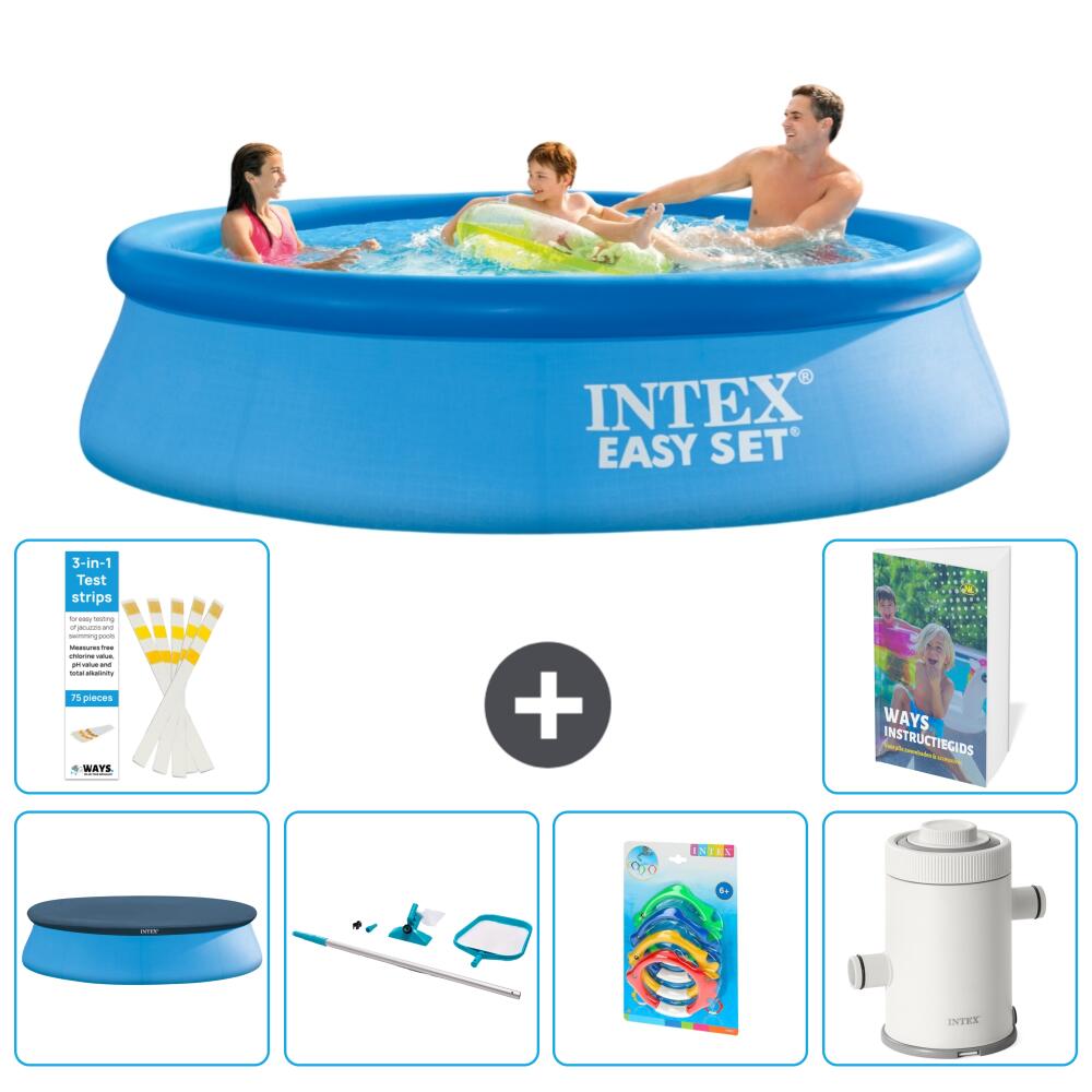 INTEX Basen Easy Set Okrągły - 305x76 cm - 7-częściowy S151