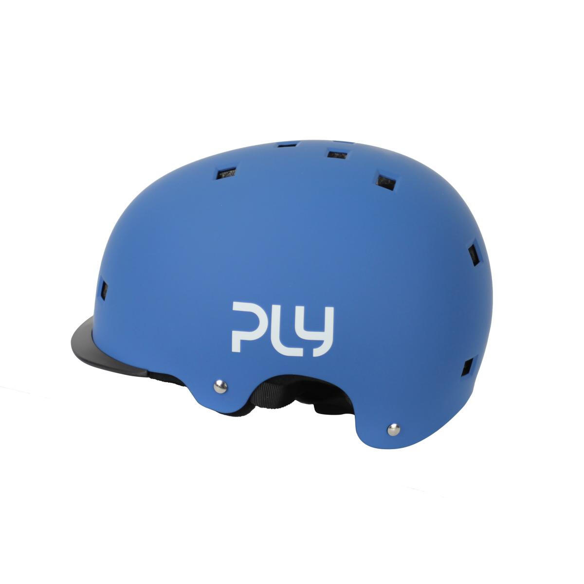 Gładki - Kask do jazdy na łyżwach - Niebieski