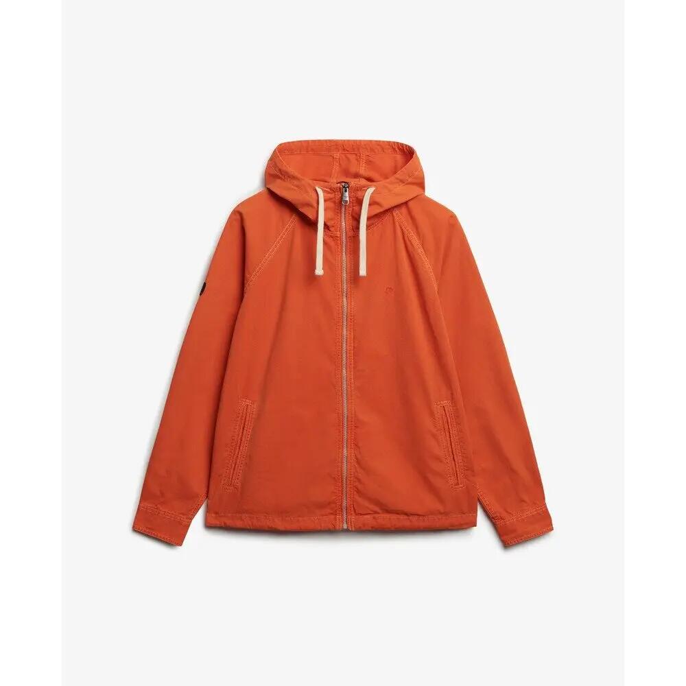 Kurtka z kapturem z przecieranego materiału Superdry