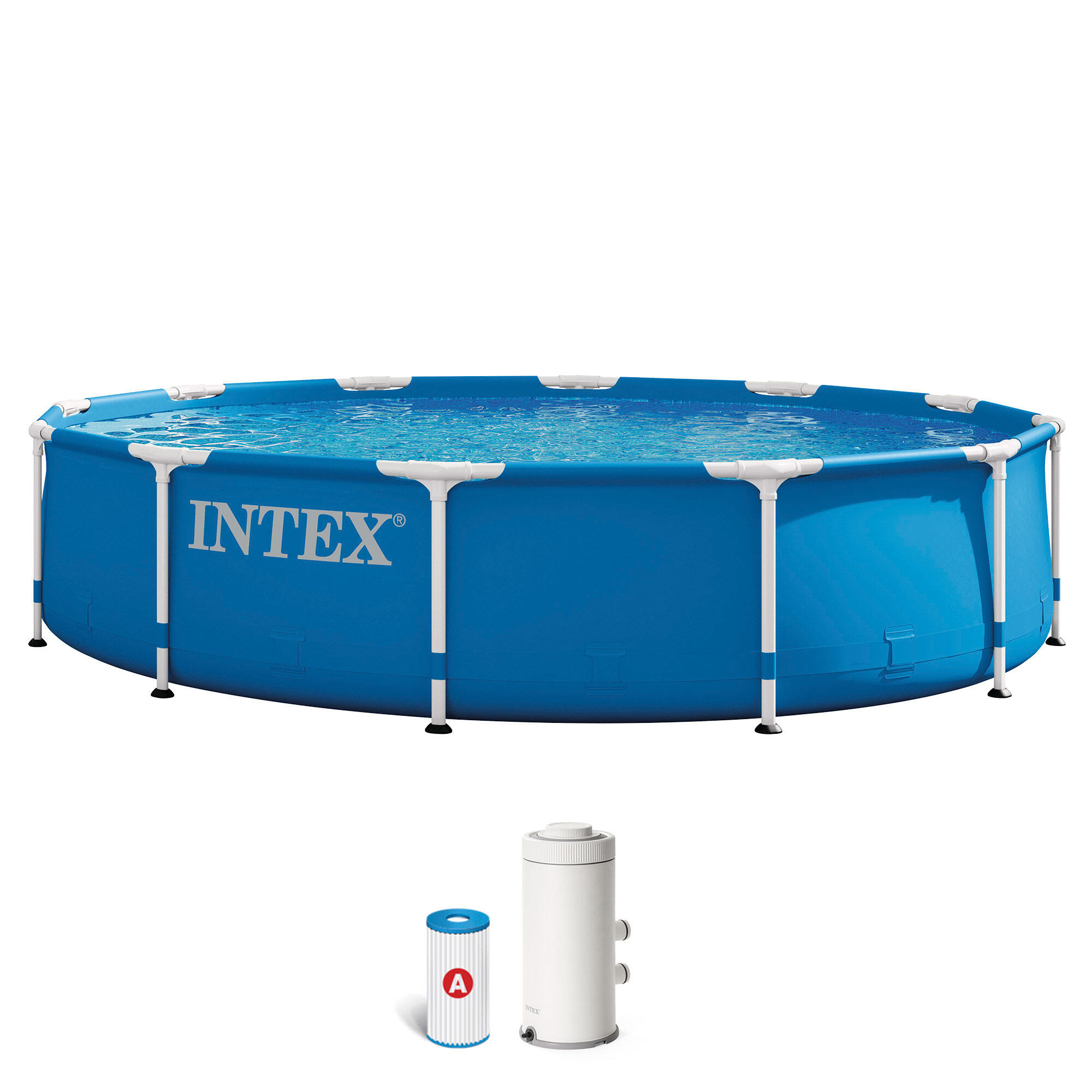 Basen ogrodowy stelażowy 366 cm Intex 28212 + Pompa
