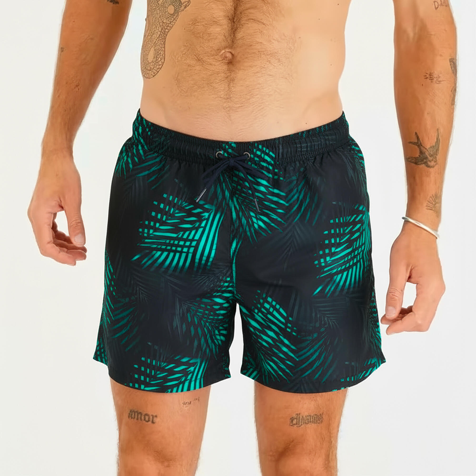 Spodenki surfingowe męskie Olaian 100 Palm 15