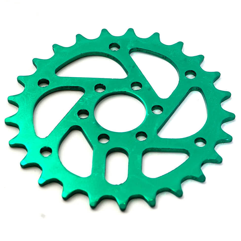 BMX GREEN MVP CHAINRING 25T KHEBIKES