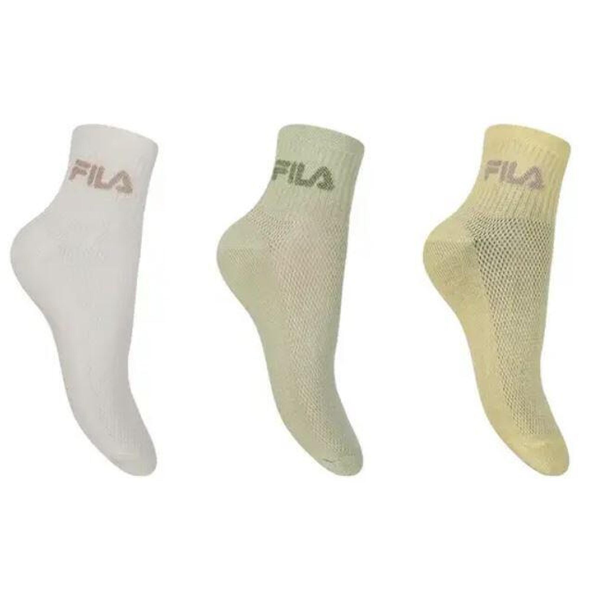 Fila 3-pack damskie skarpetki quarter 35-38